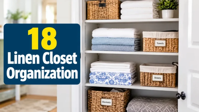 Linen Closet Organization