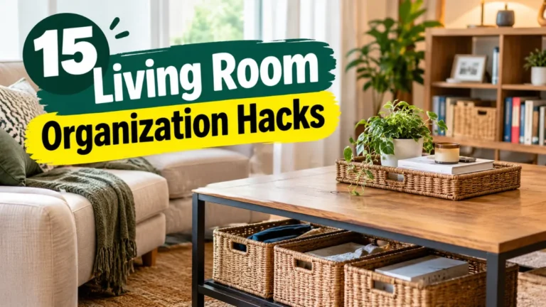 Living Room Organization Hacks