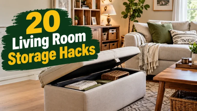 Living Room Storage Hacks