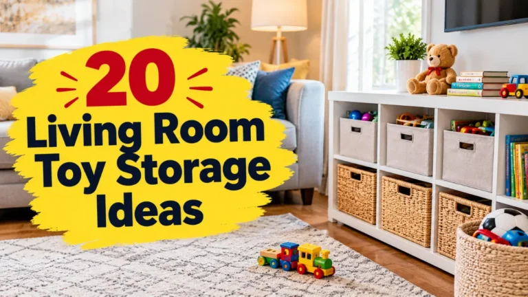 Living Room Toy Storage Ideas