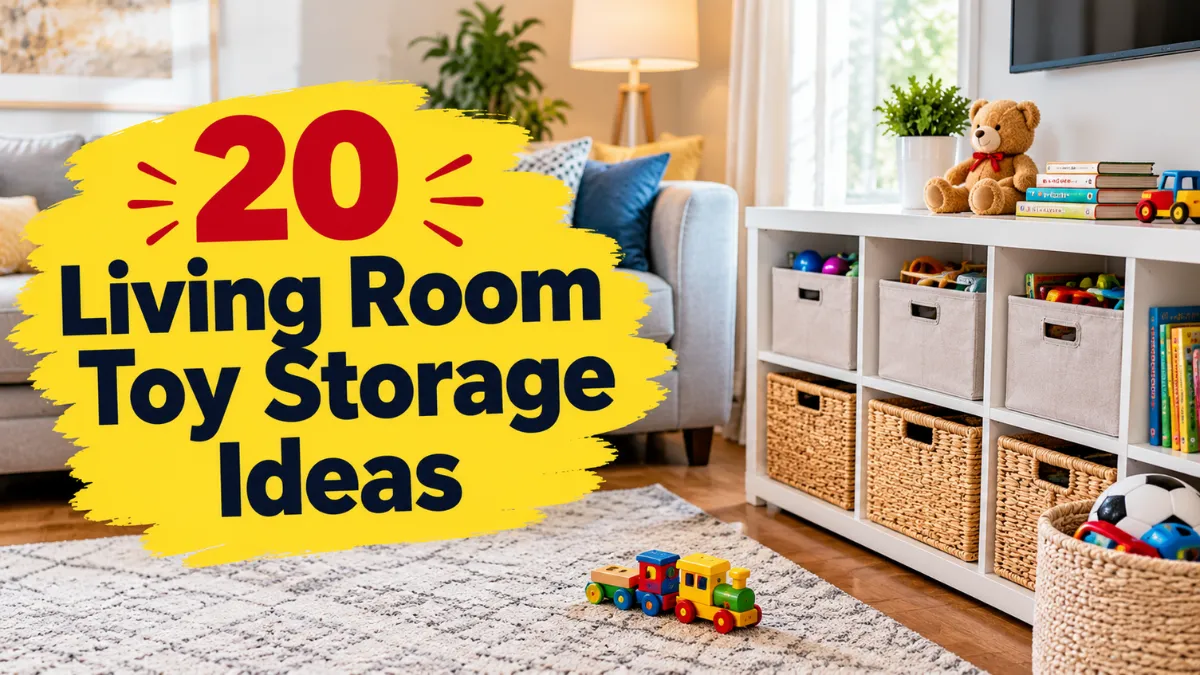 Living Room Toy Storage Ideas