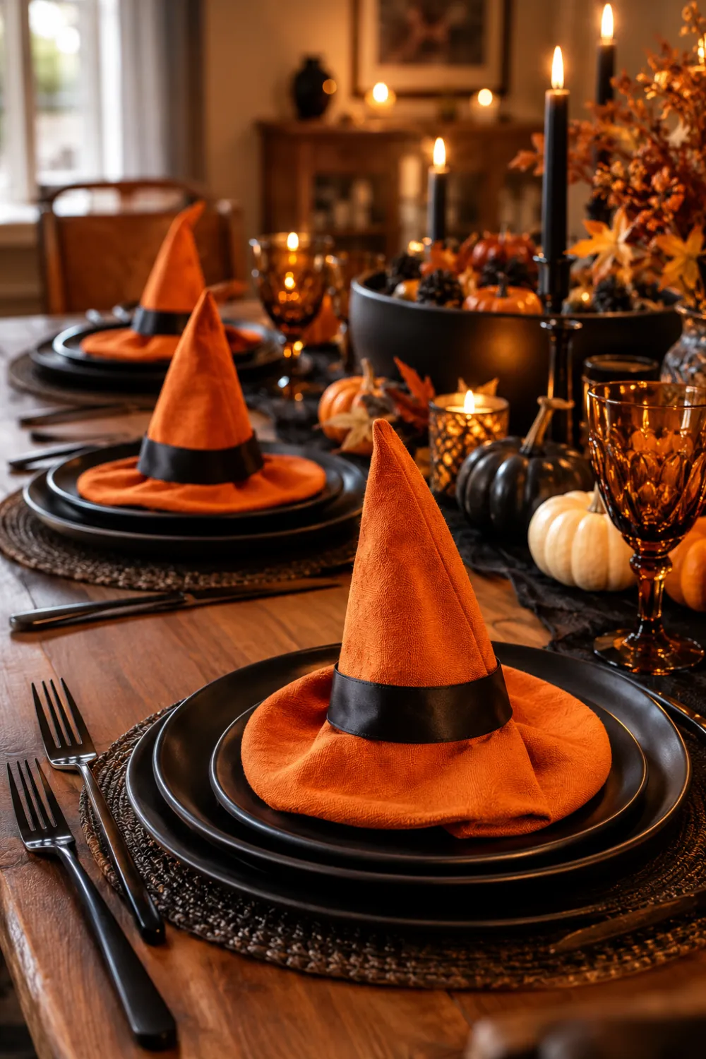 Mini Velvet Pumpkin Clusters