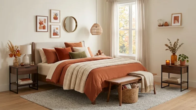 Modern Fall Bedroom Decor
