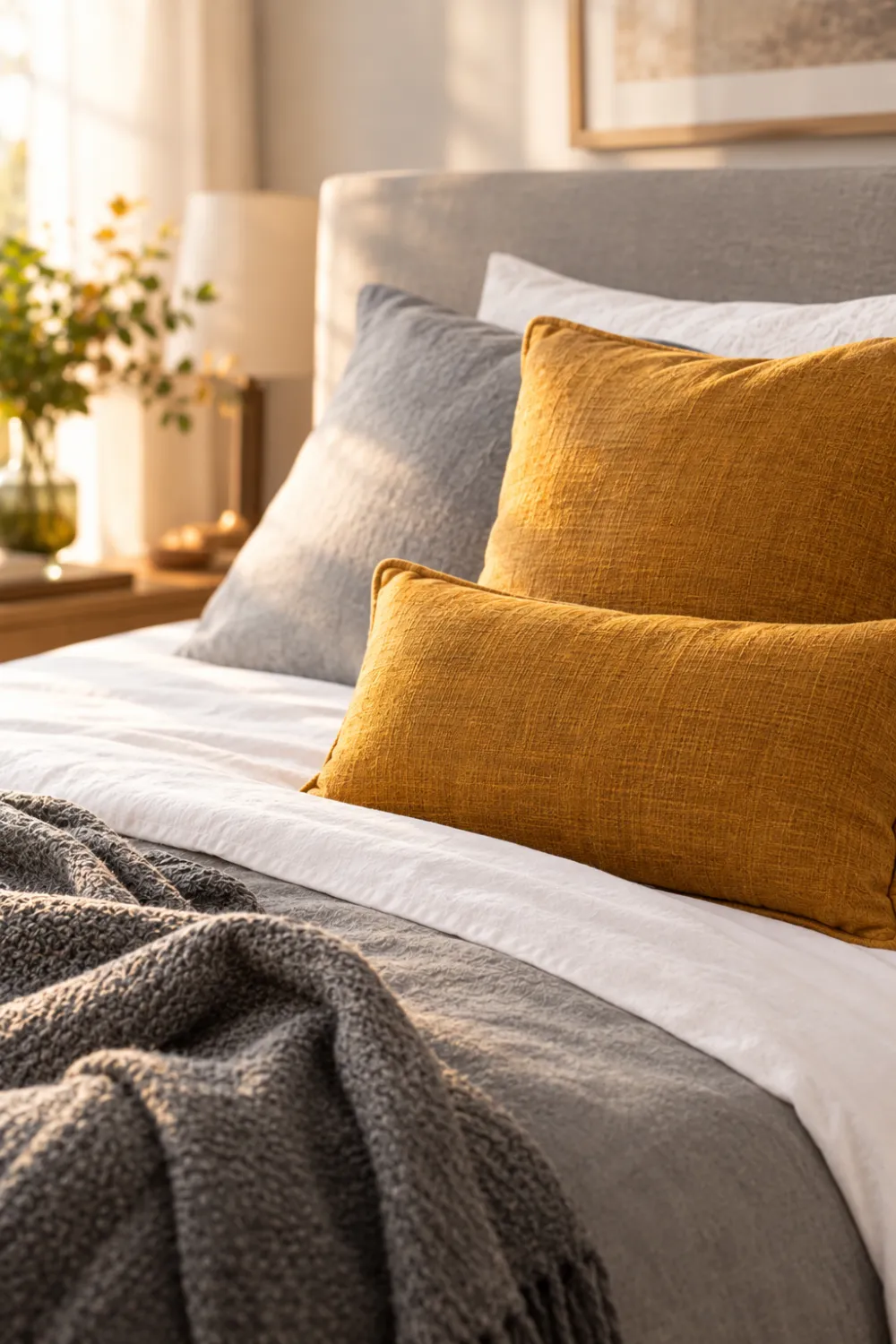 Mustard Accent Pillows