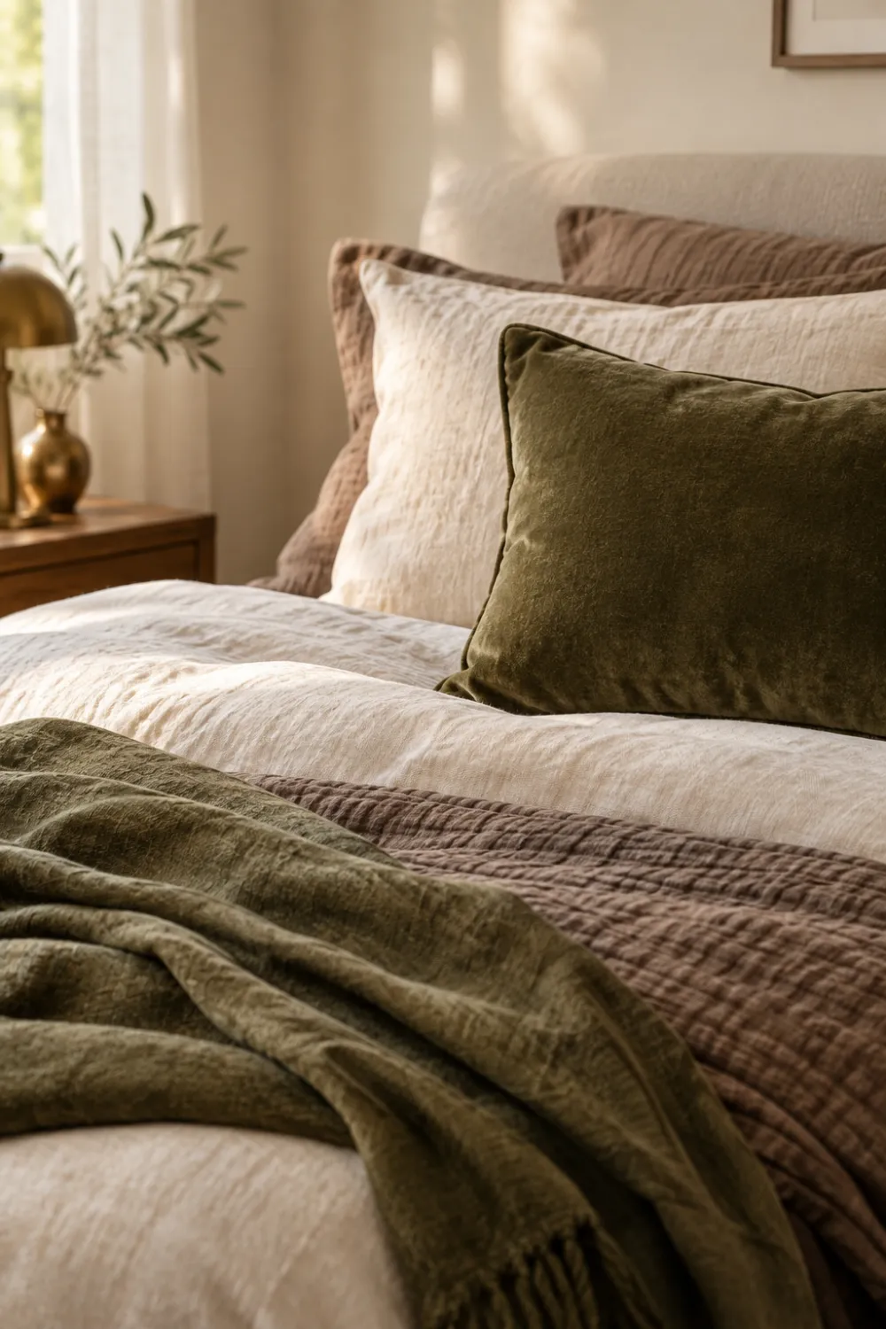 Muted Olive Accents
