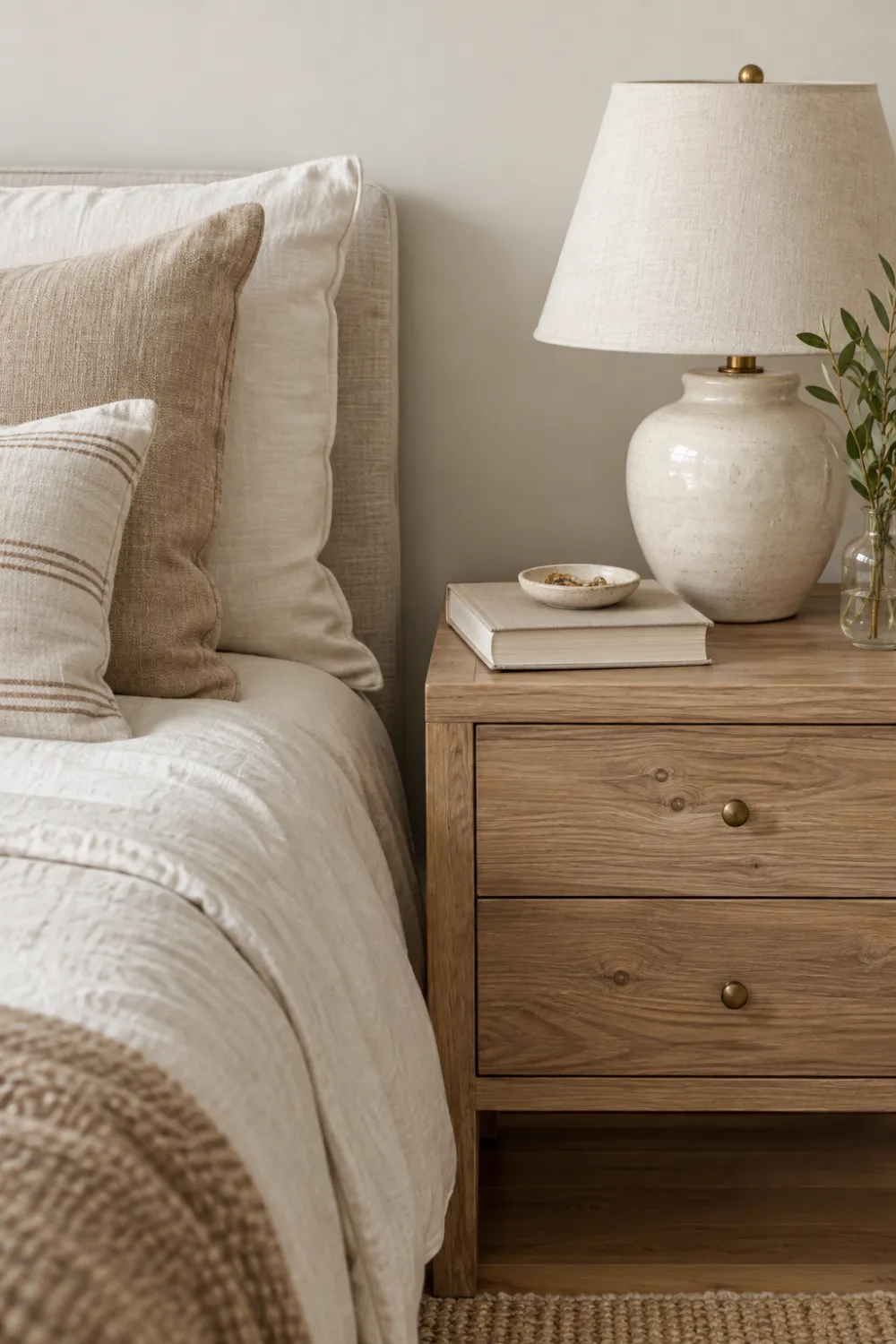 Natural Wood Nightstands