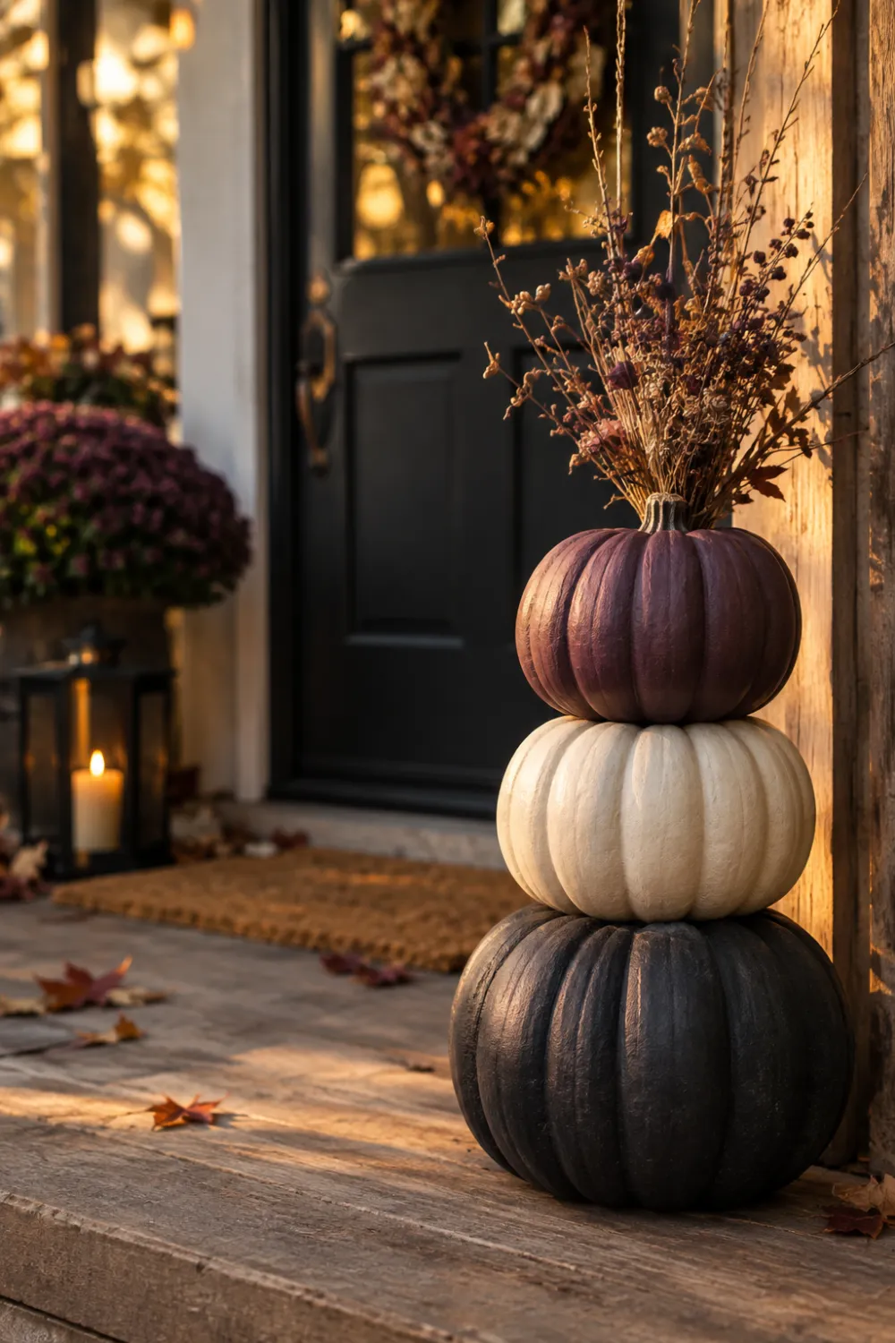 No-Carve Pumpkin Stack