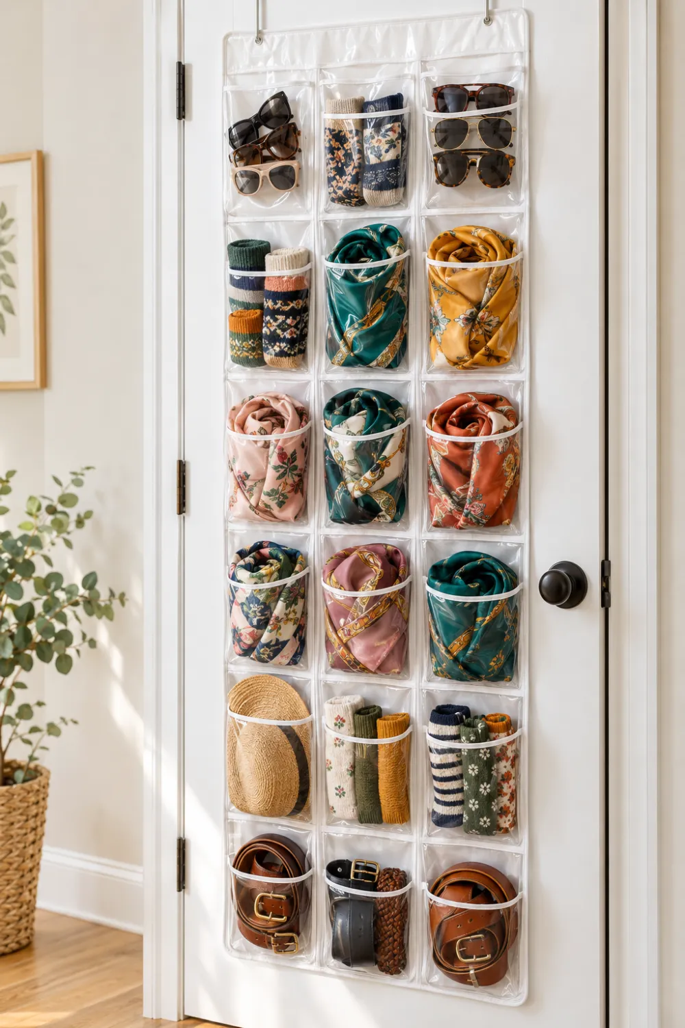 Over-the-Door Shoe Pockets