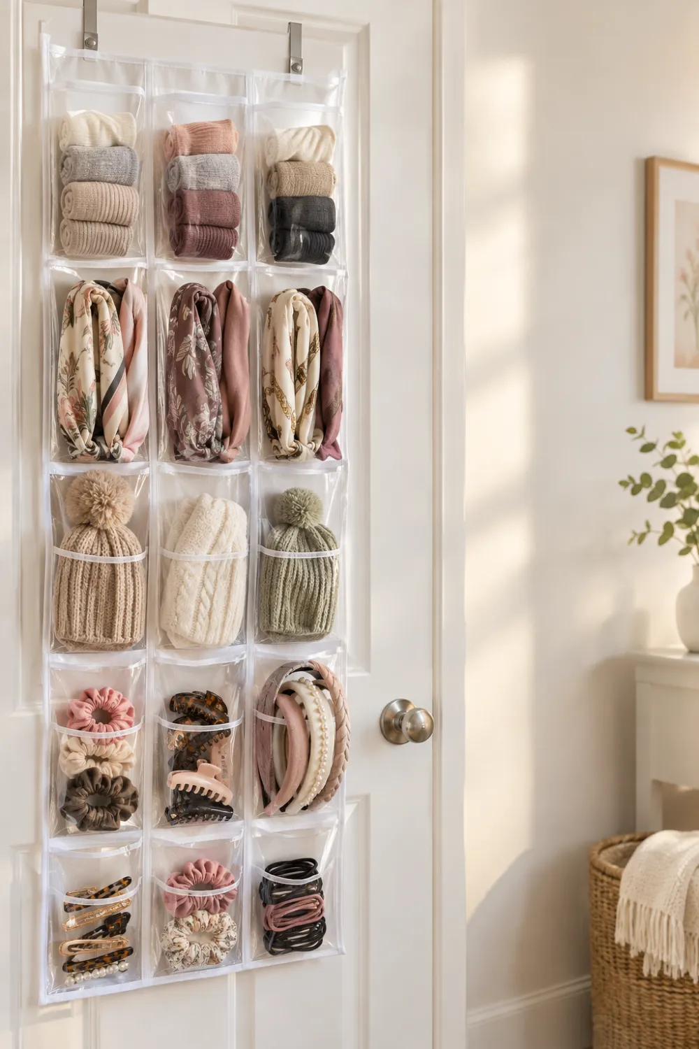 Over-the-Door Shoe Pockets