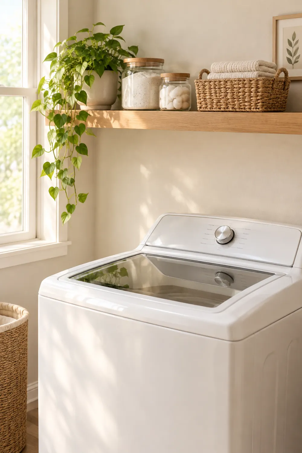 Over-the-Washer Shelf