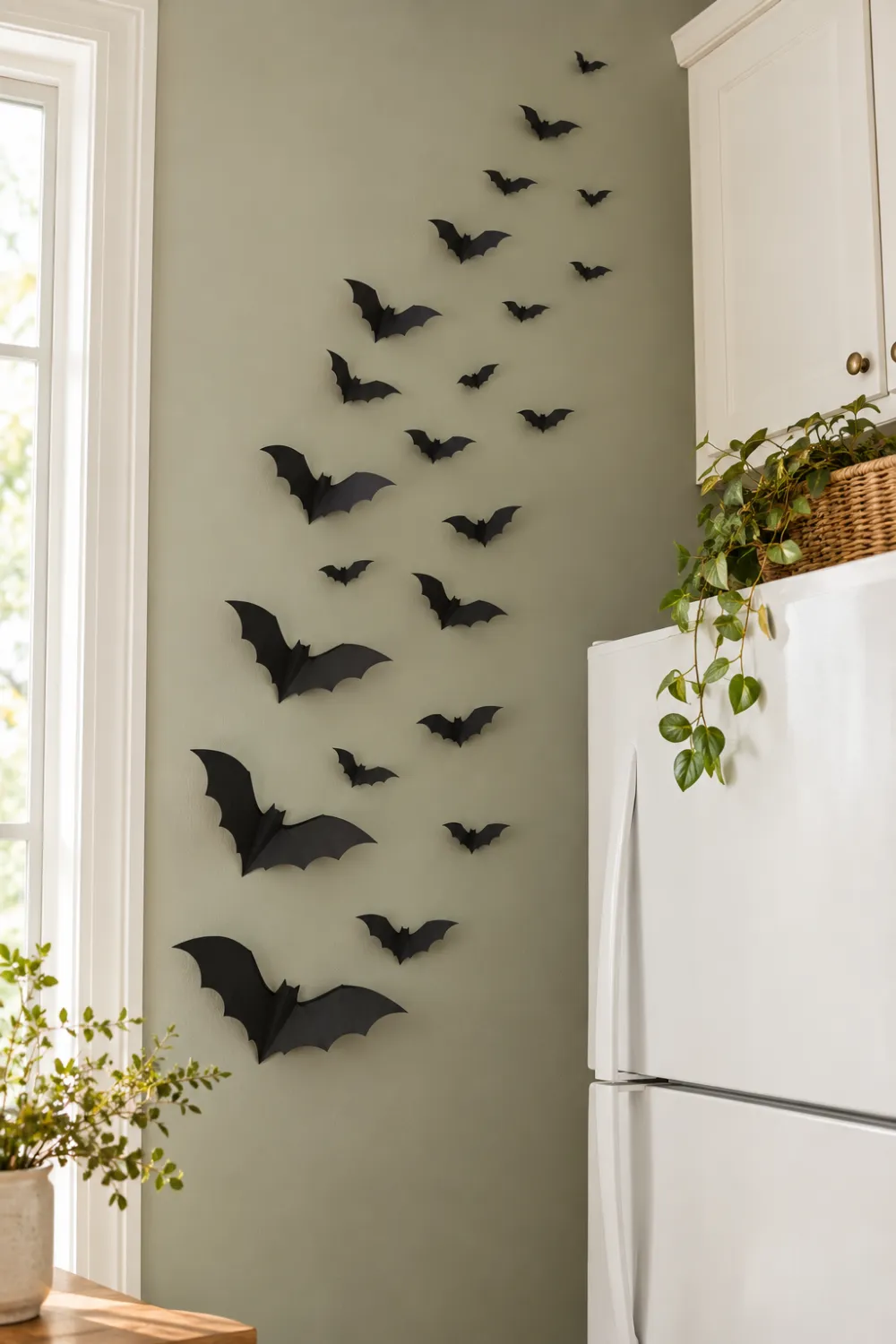 Paper Bat Swarm