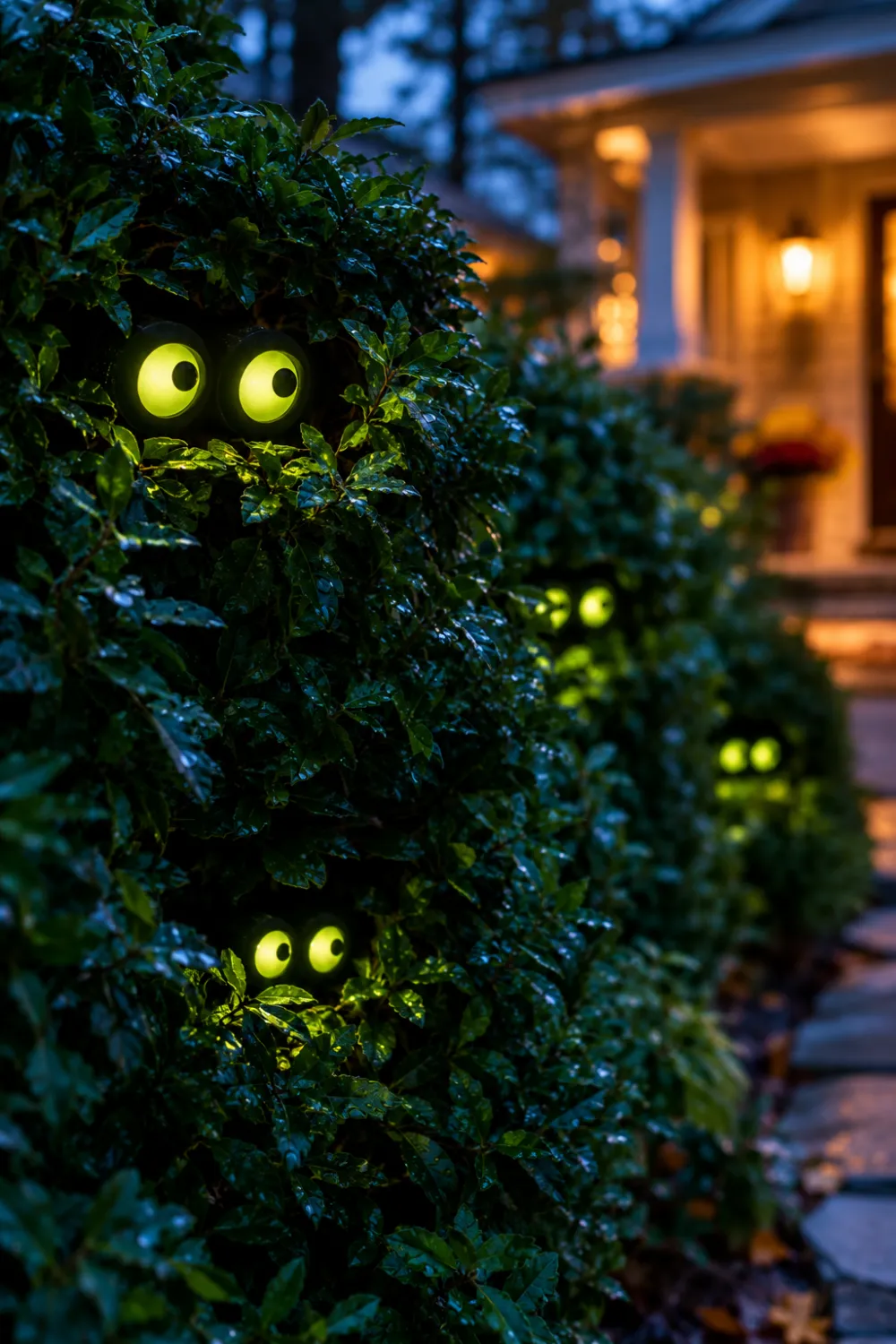 Peeking Eyes in the Bushes