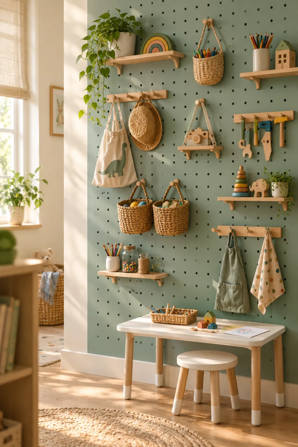Pegboard Wall