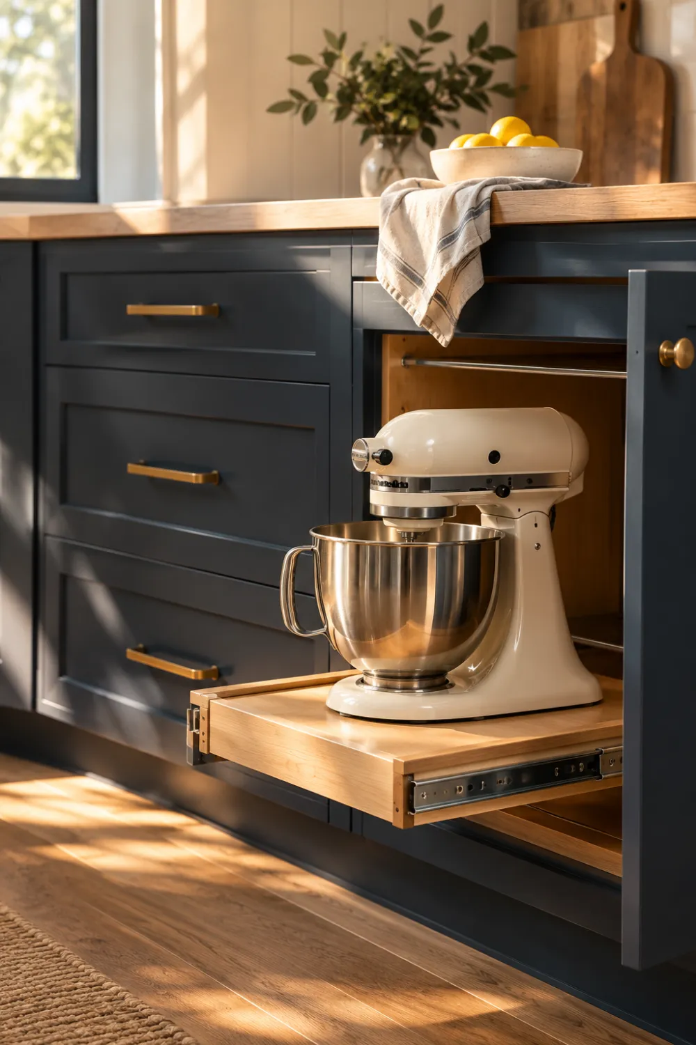 Pull-Out Mixer Shelf