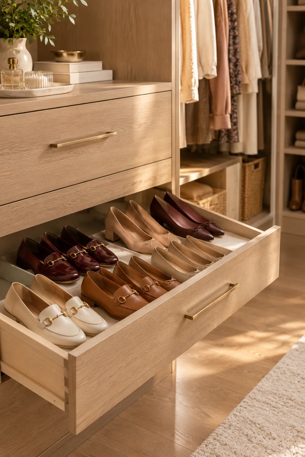 Pull-Out Shoe Drawers