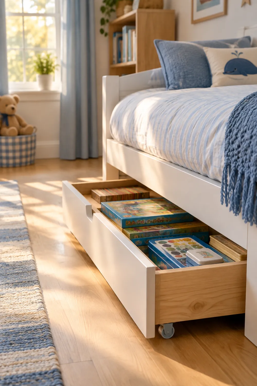 Rolling Under-Bed Drawers
