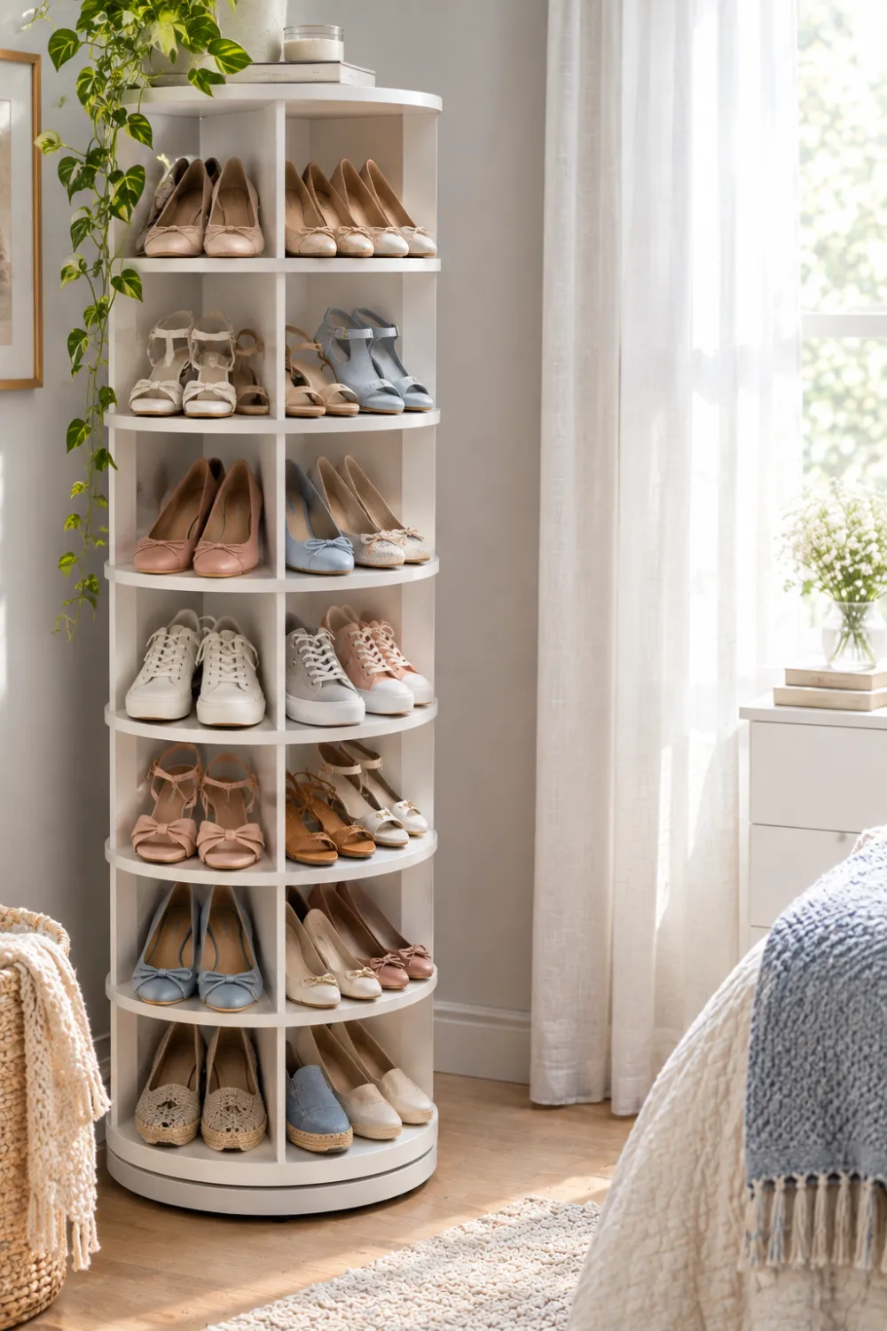 Rotating Shoe Carousel