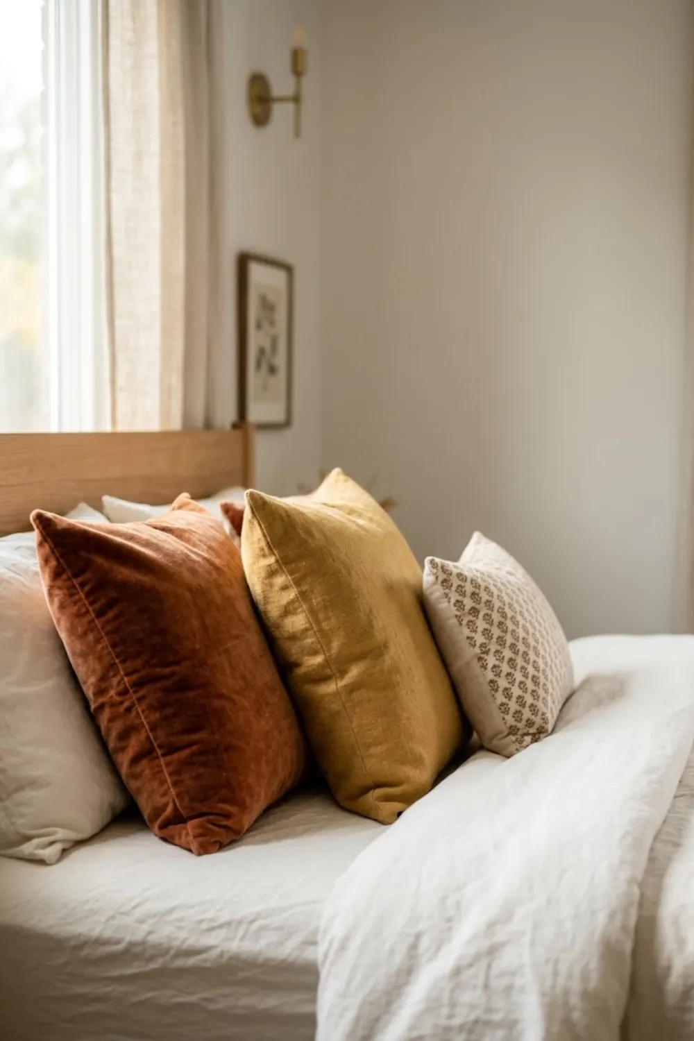 Rust and Mustard Pillows