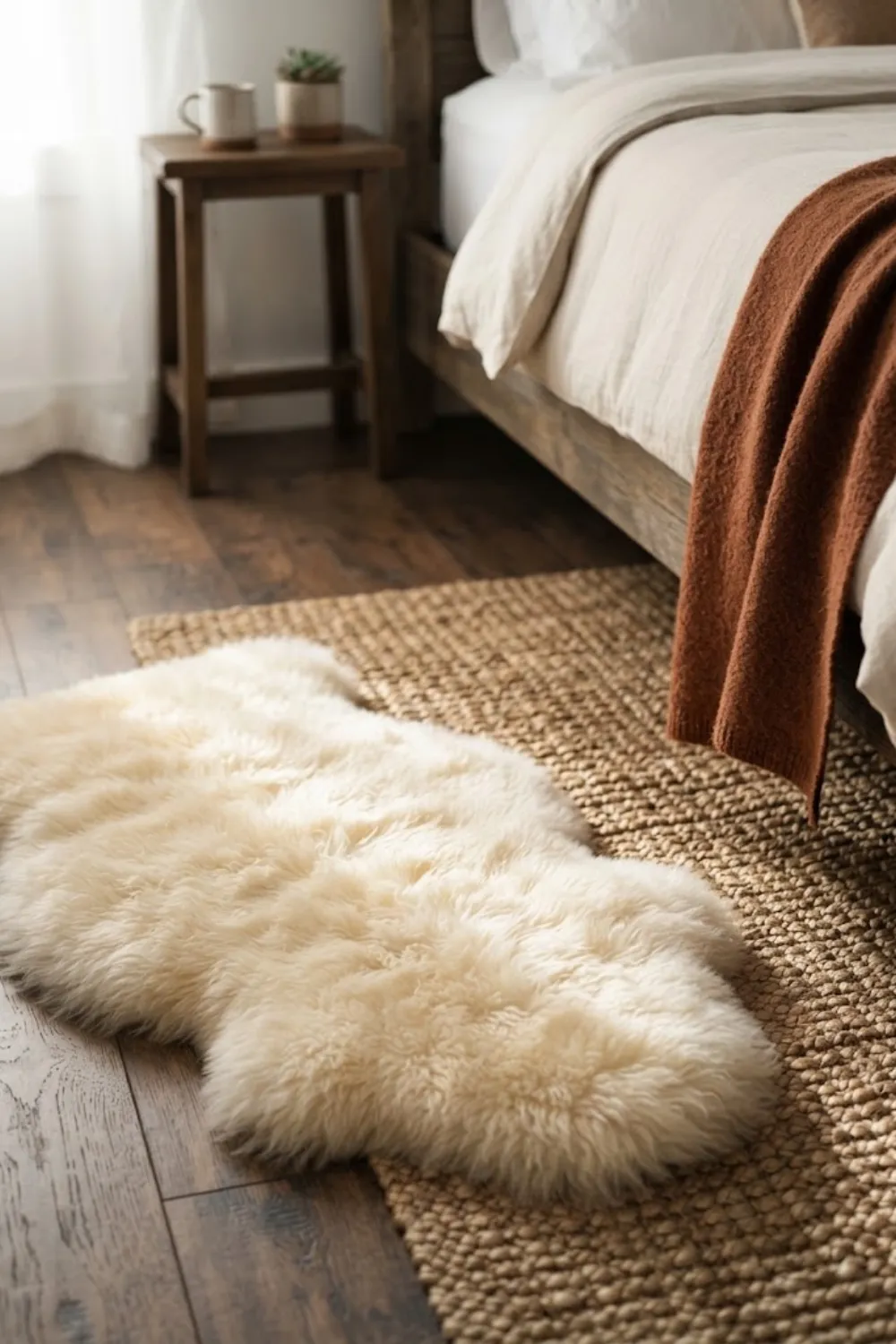Sheepskin Bedside Rug
