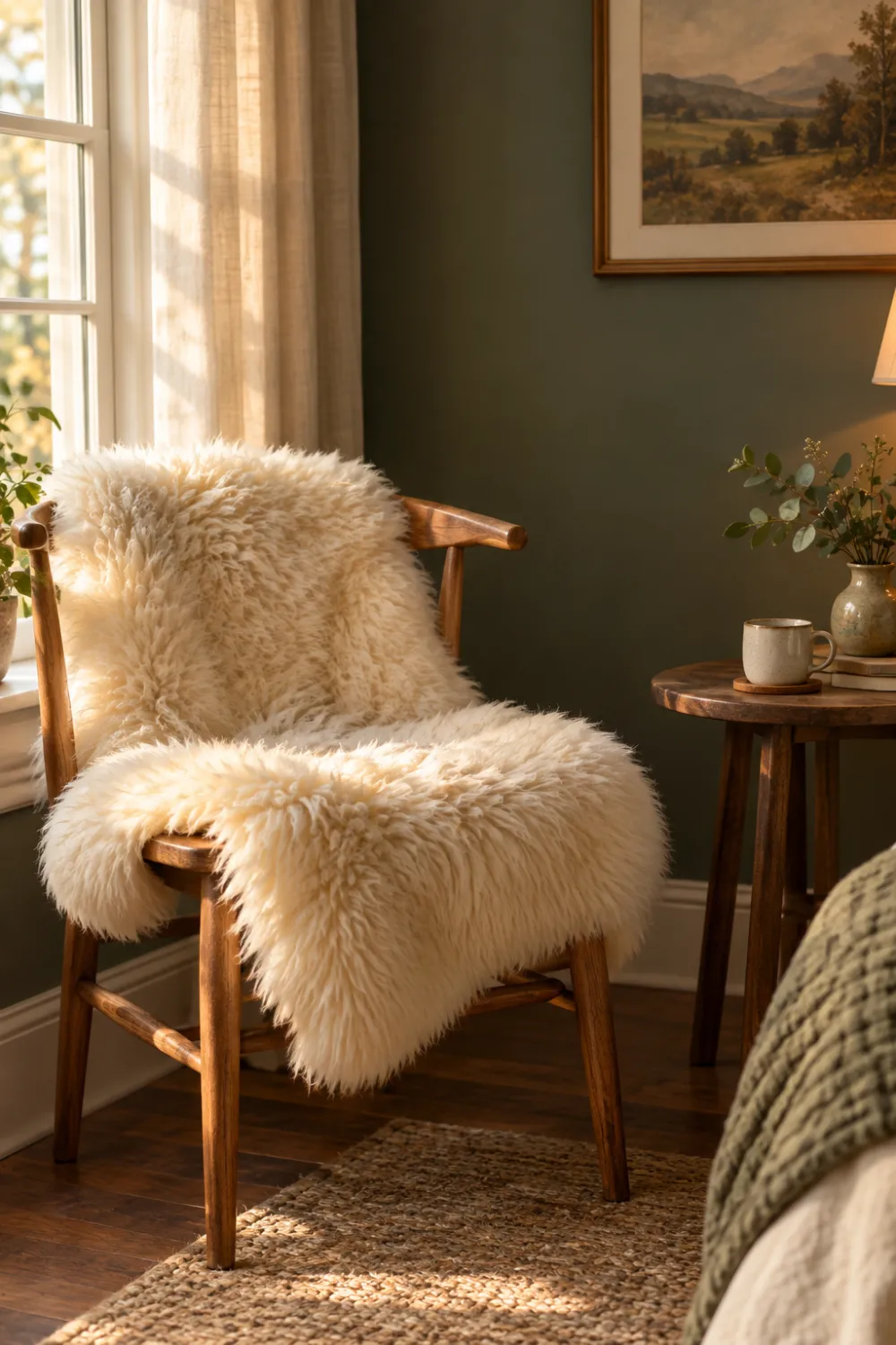 Sheepskin Chair Cover