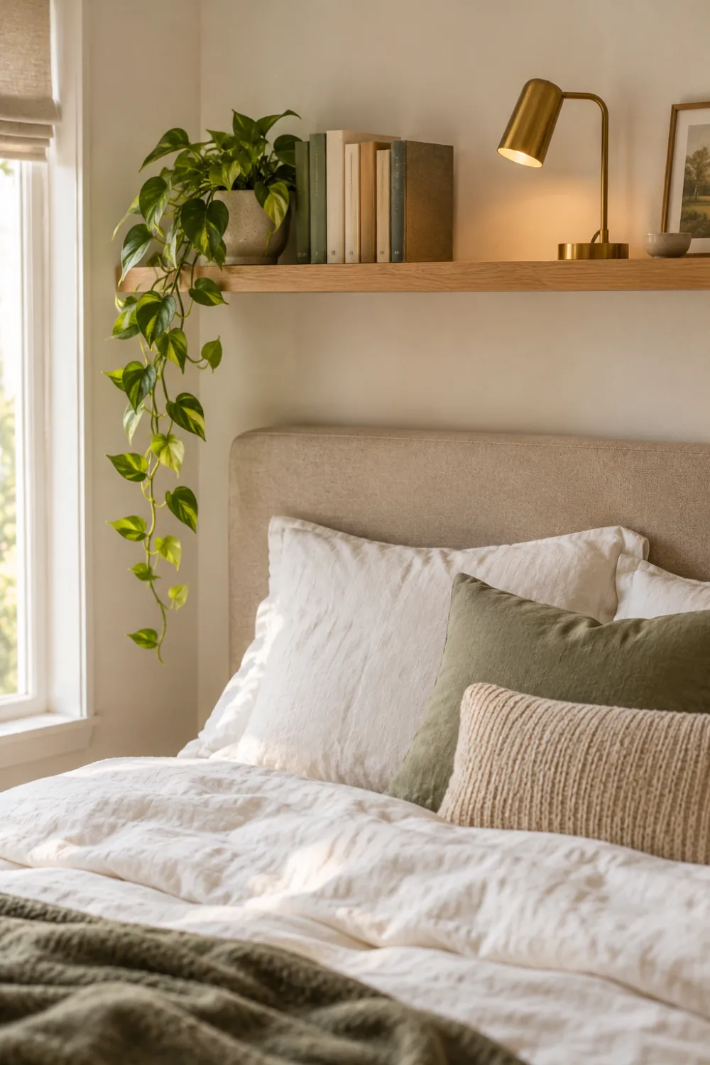 Shelves Above the Bed