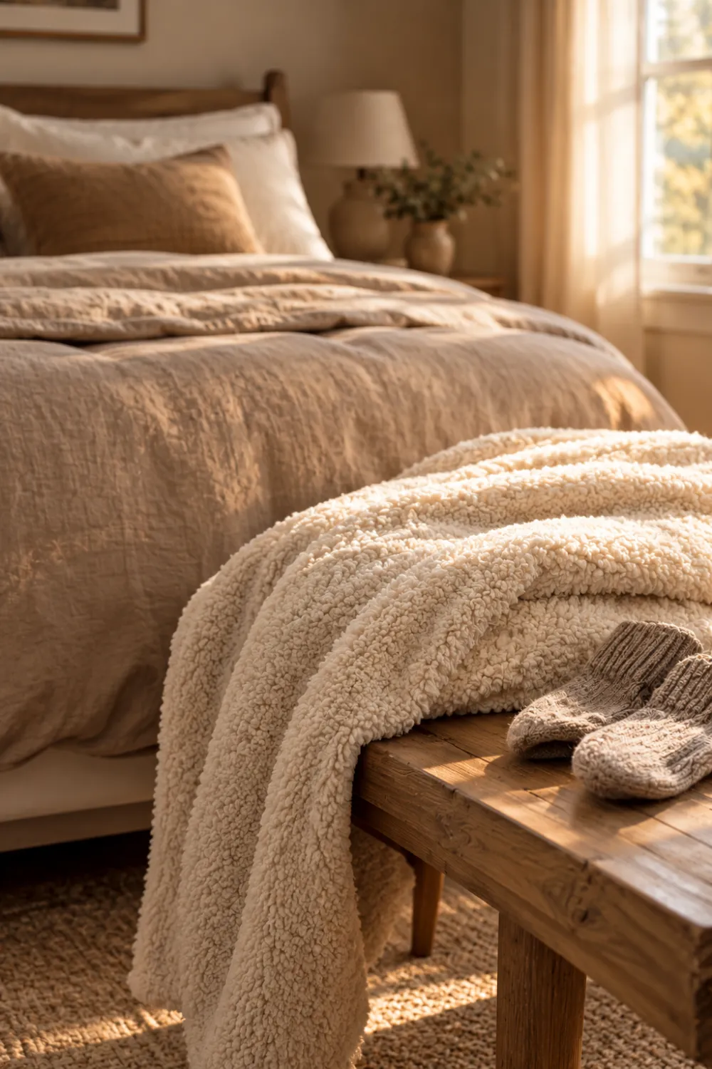 Sherpa Bench Blanket