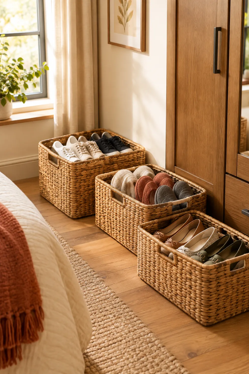 Shoe Baskets for Everyday Pairs