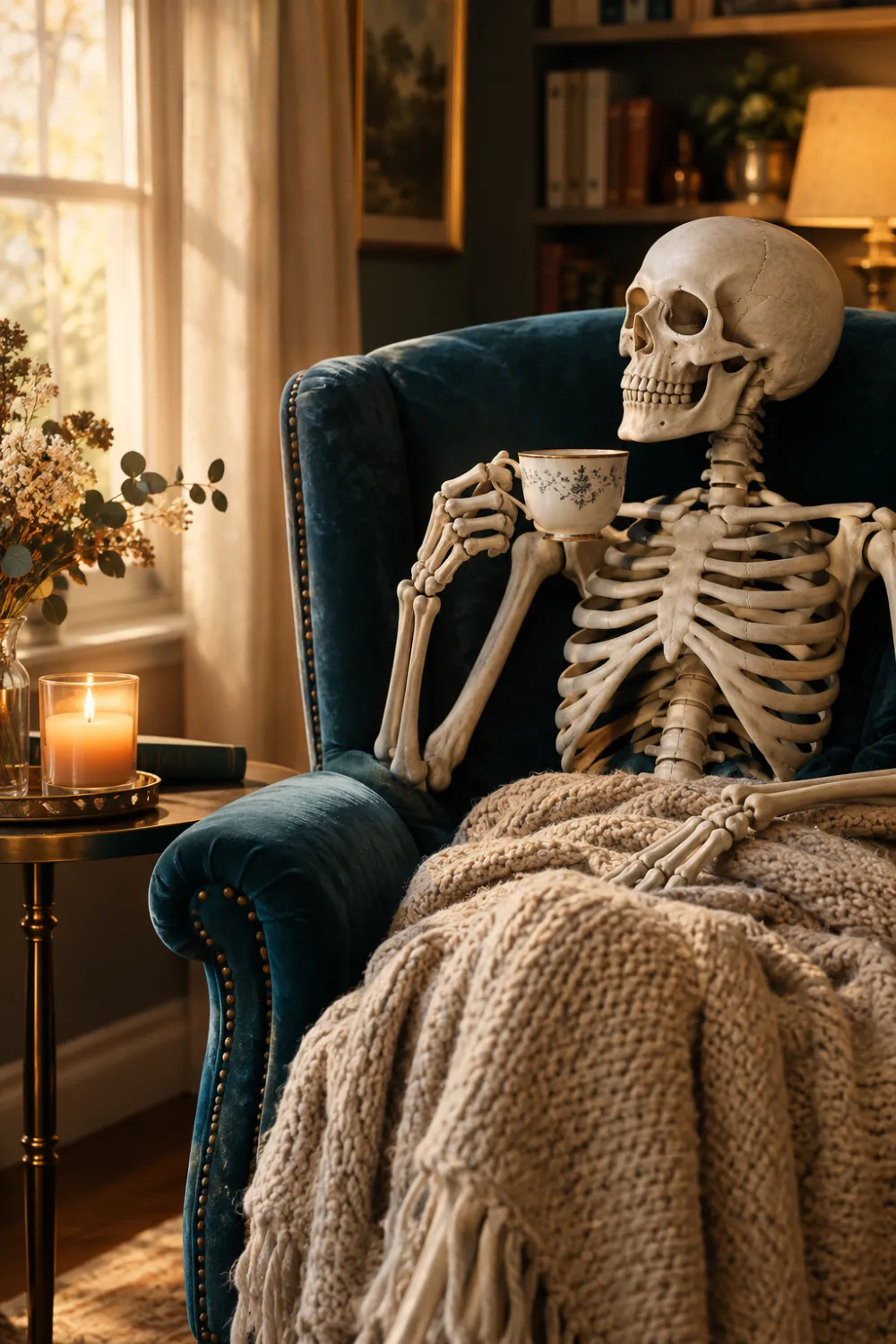 Skeleton Lounge Scene