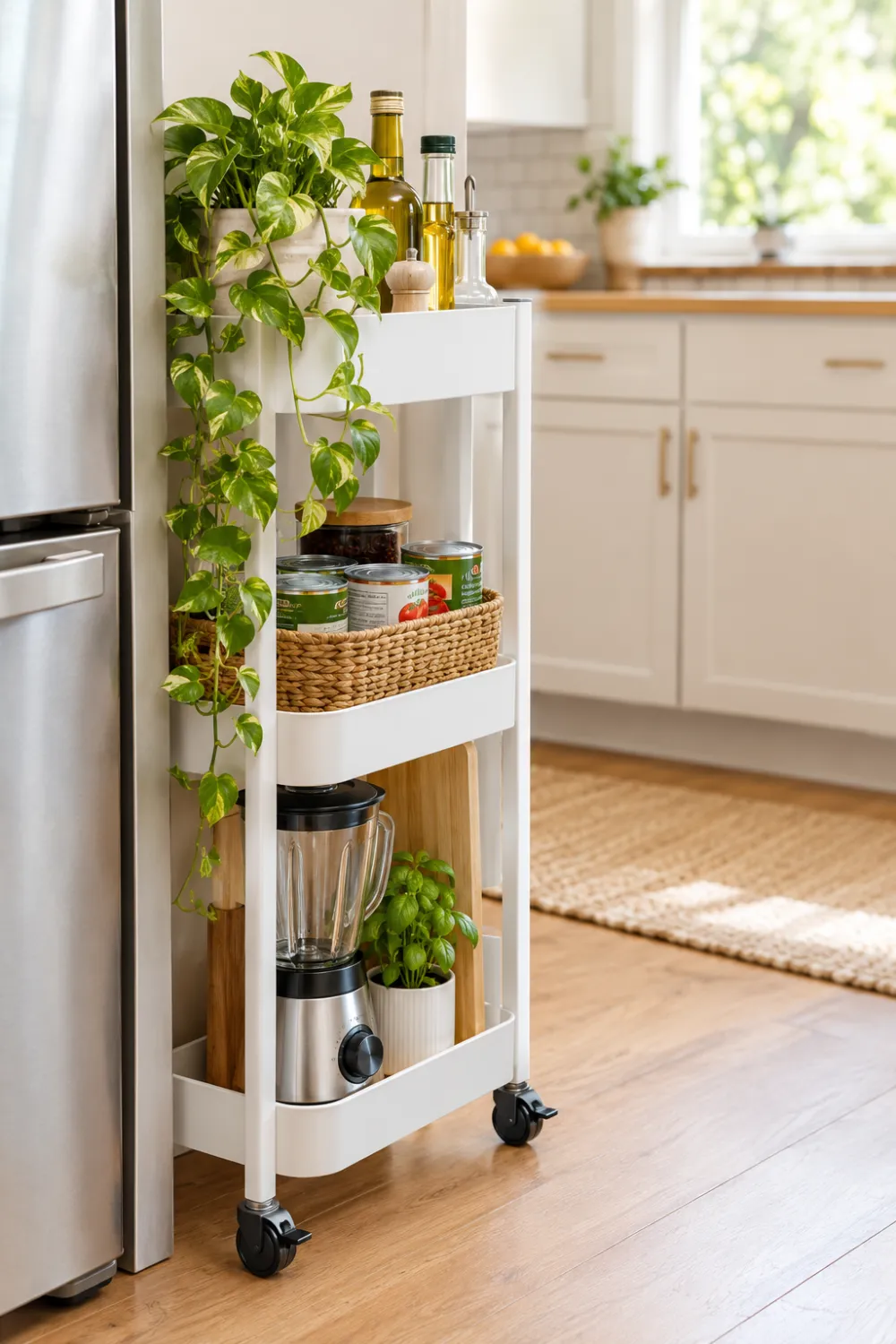 Slim Rolling Cart