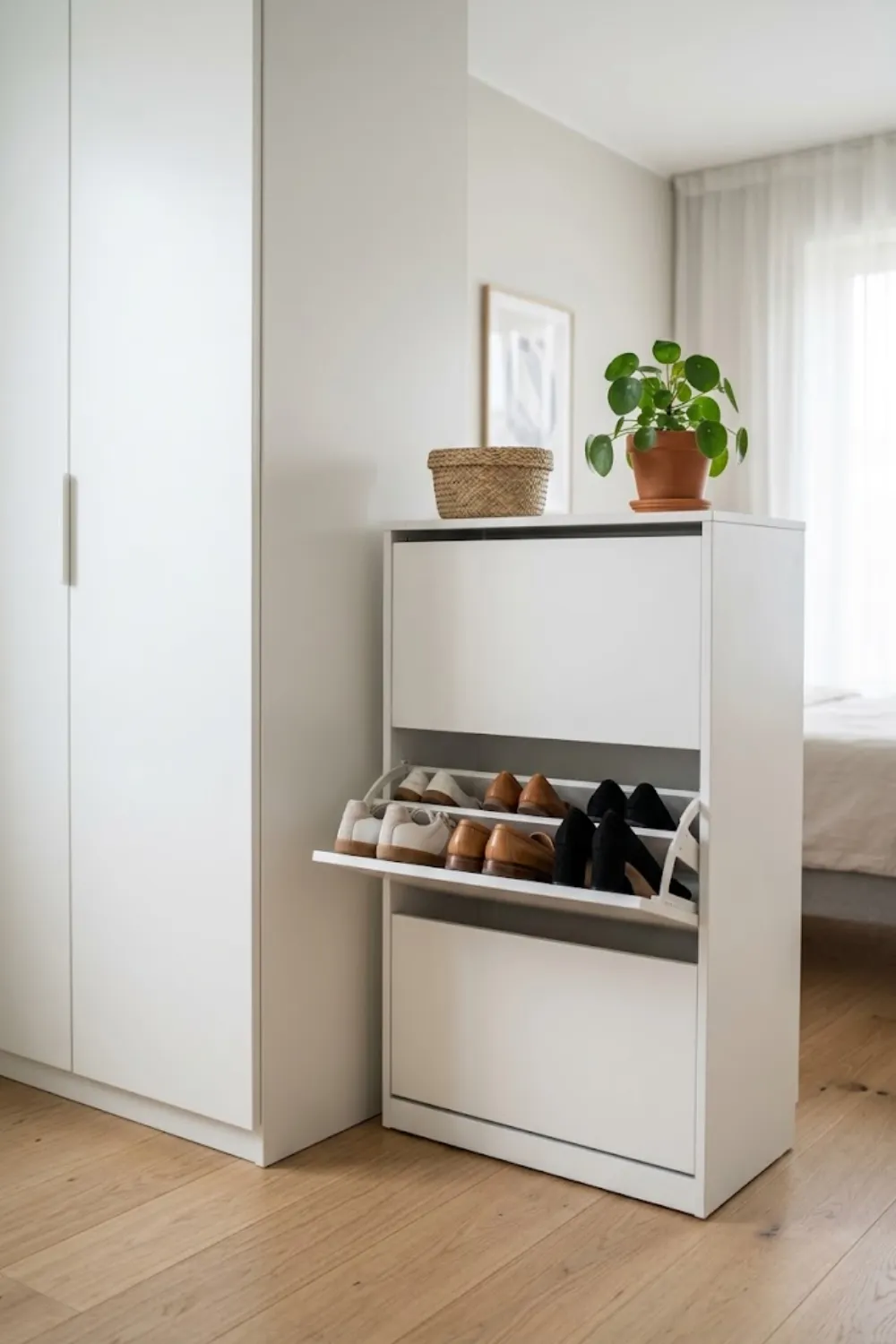 Slim Shoe Cabinet