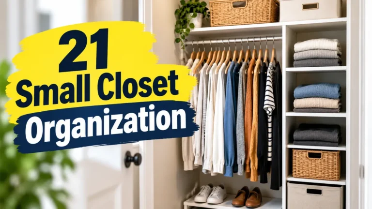 Small Closet Organization