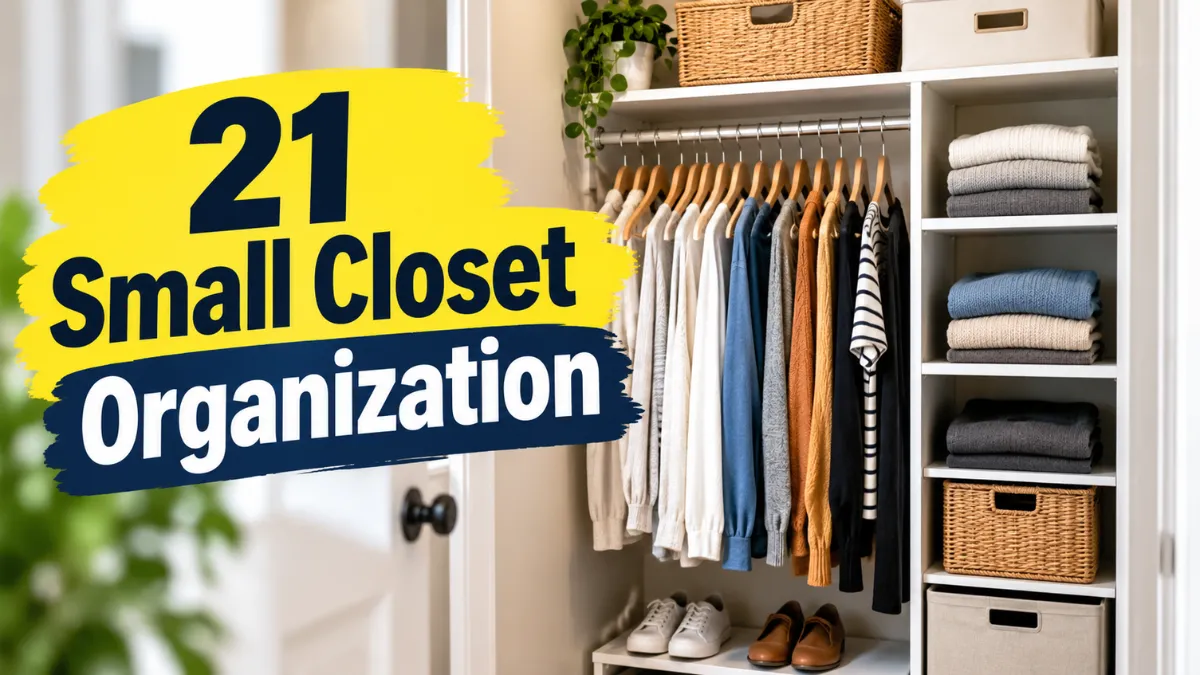 Small Closet Organization