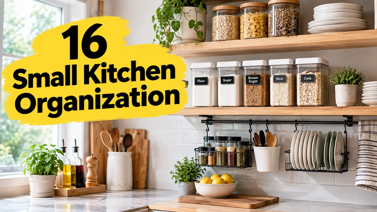 Small Kitchen Organization