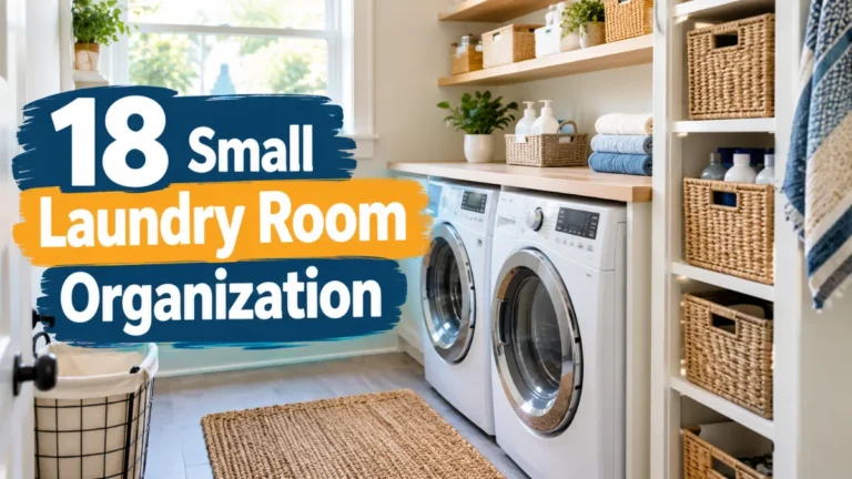 Small Laundry Room Organization