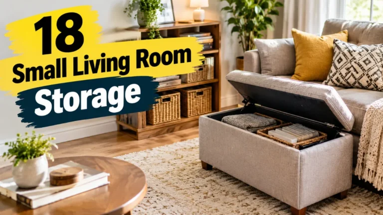 Small Living Room Storage Ideas