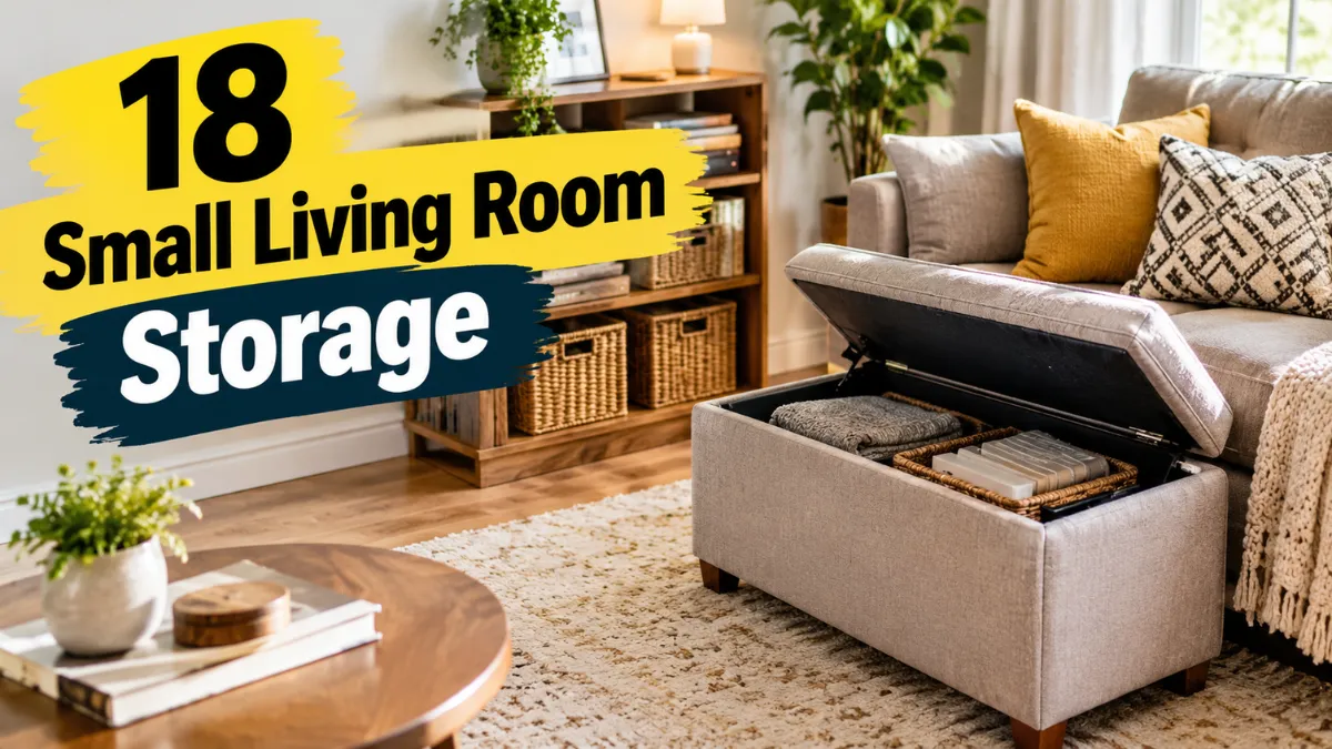 Small Living Room Storage Ideas
