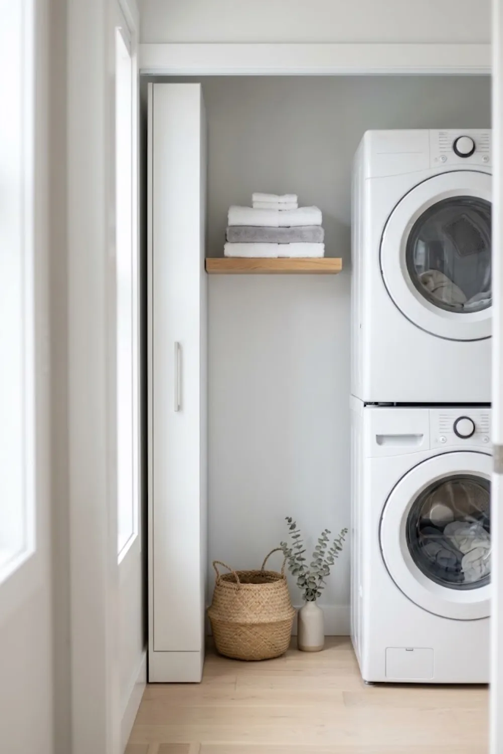 Stacked Washer and Dryer