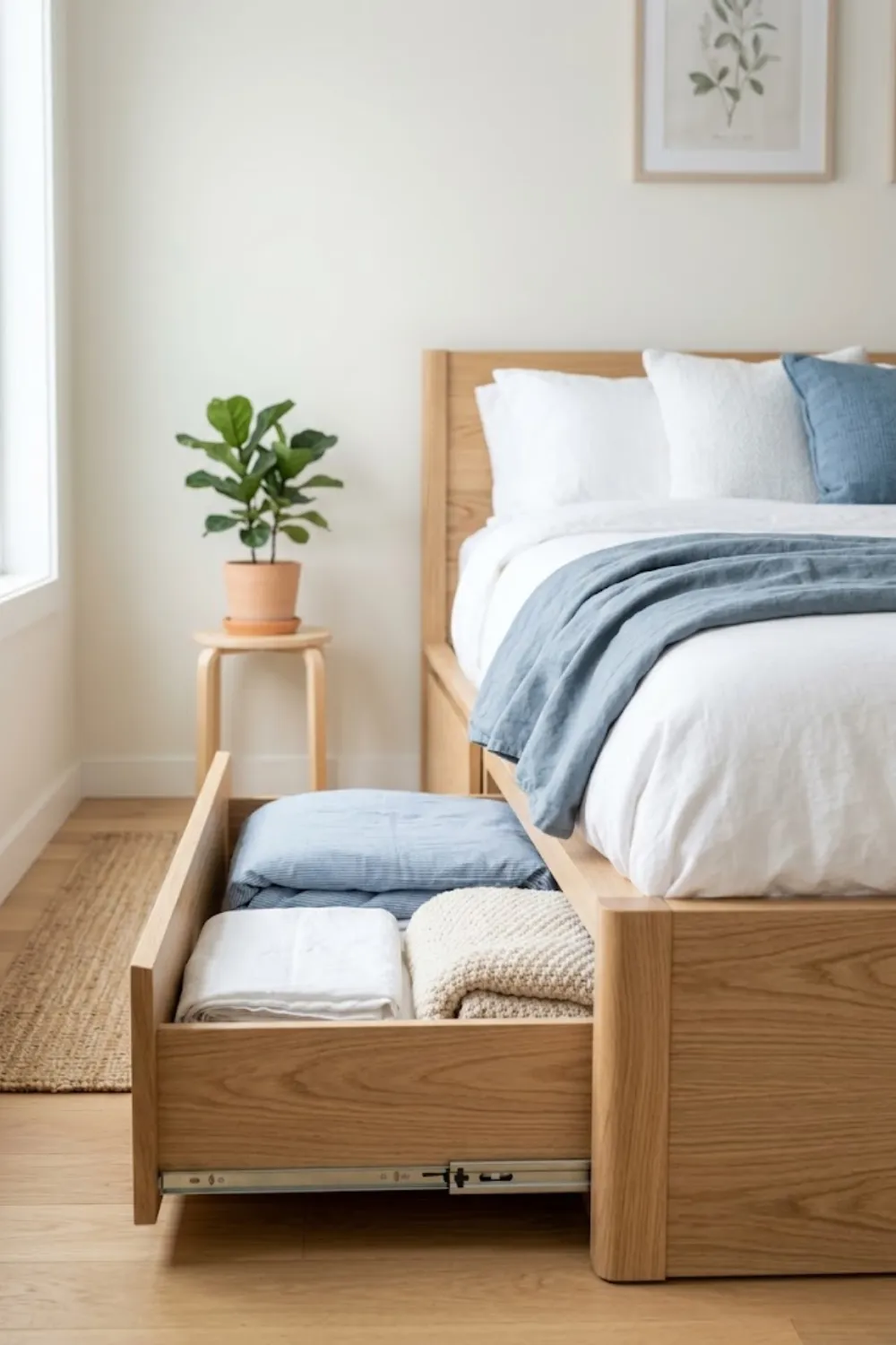 Storage Bed With Drawers