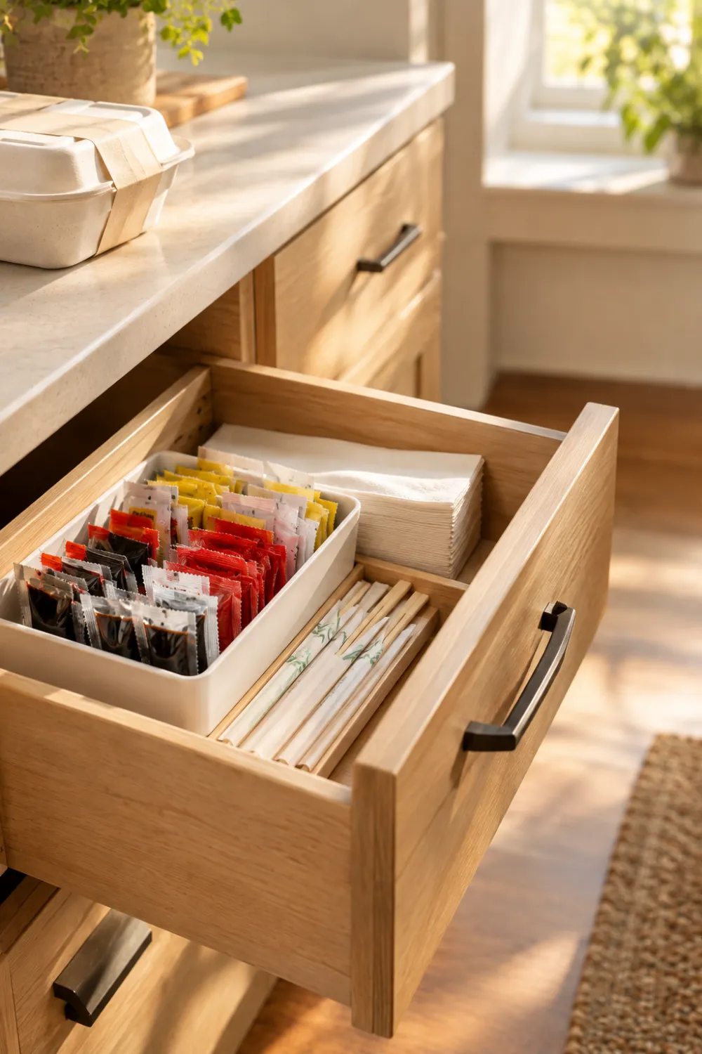 Takeout Condiment Bin