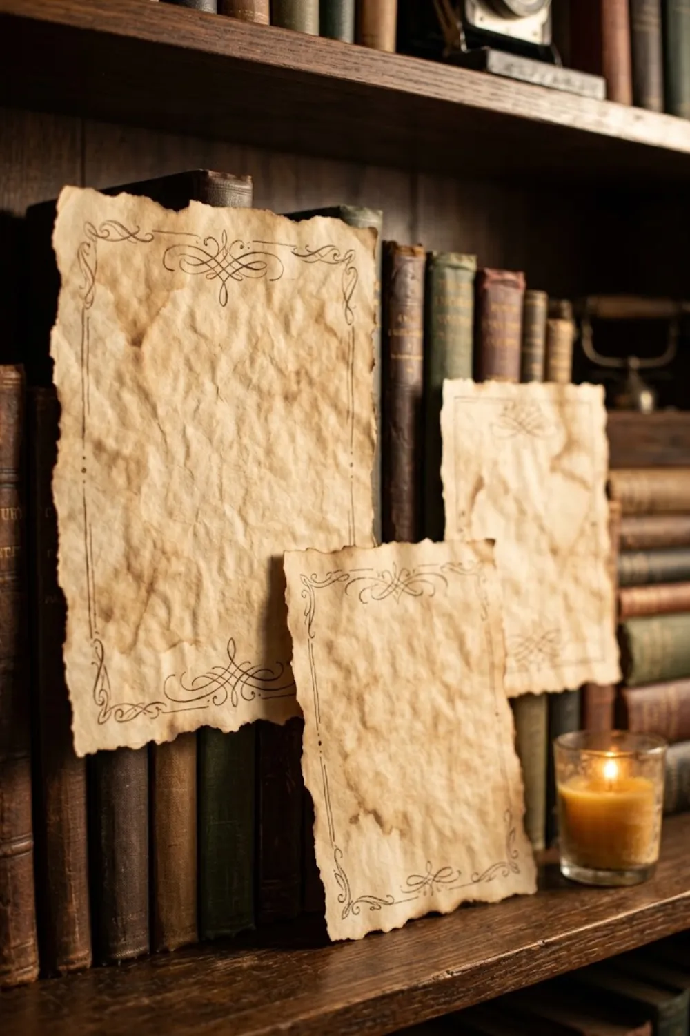 Tea-Stained Spooky Signs