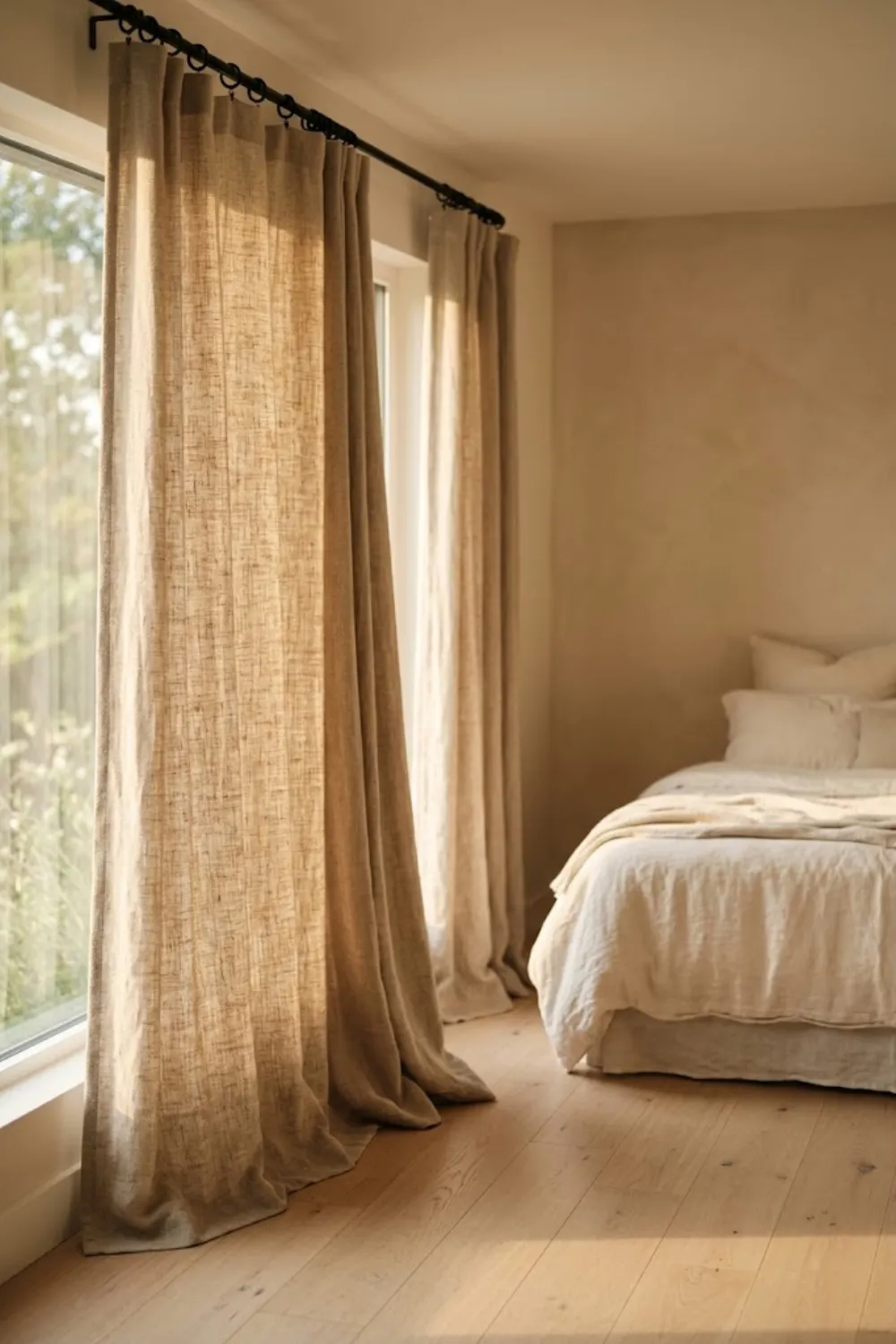 Textured Linen Curtains