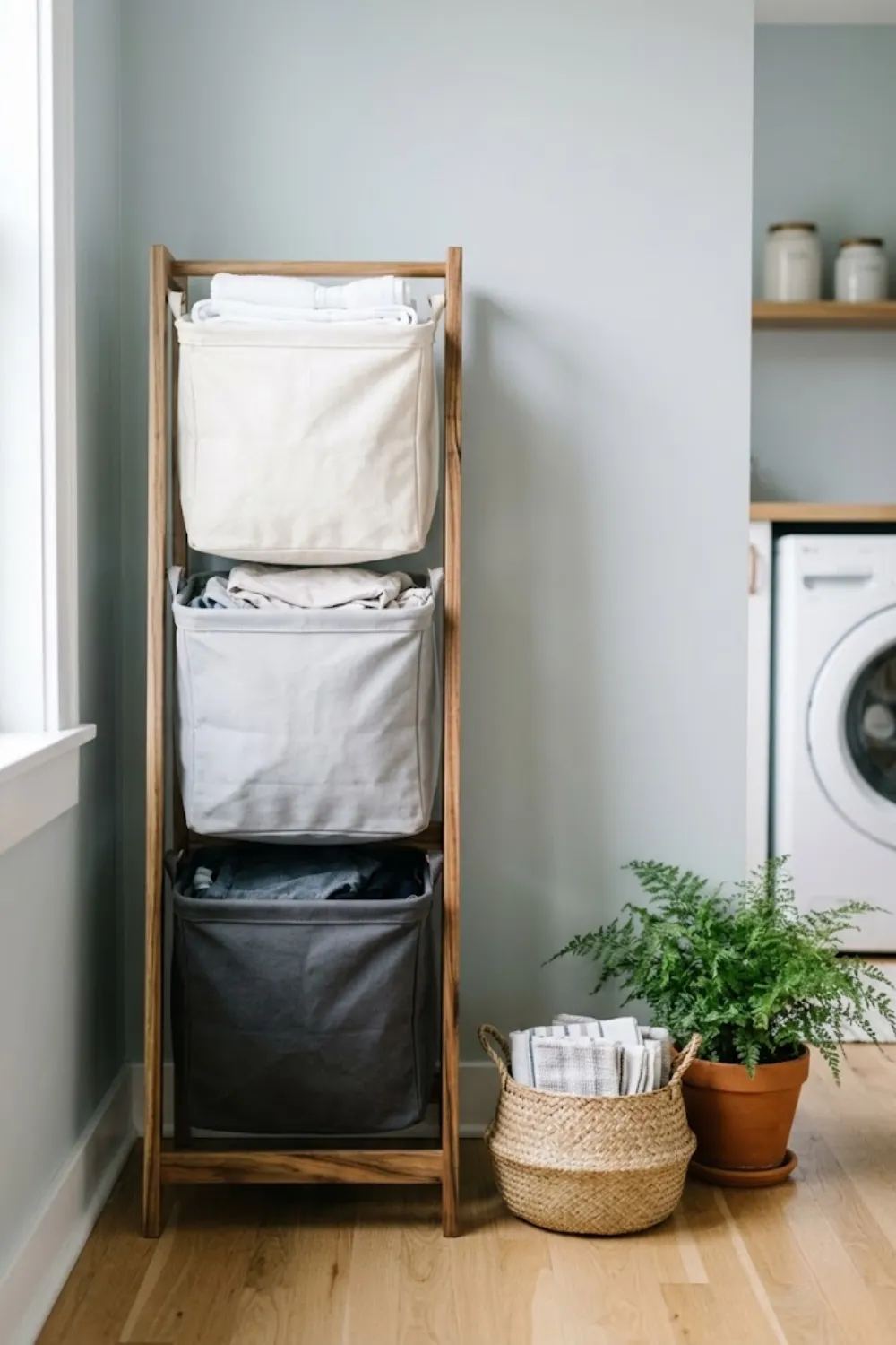 Three-Bin Sorting Rack
