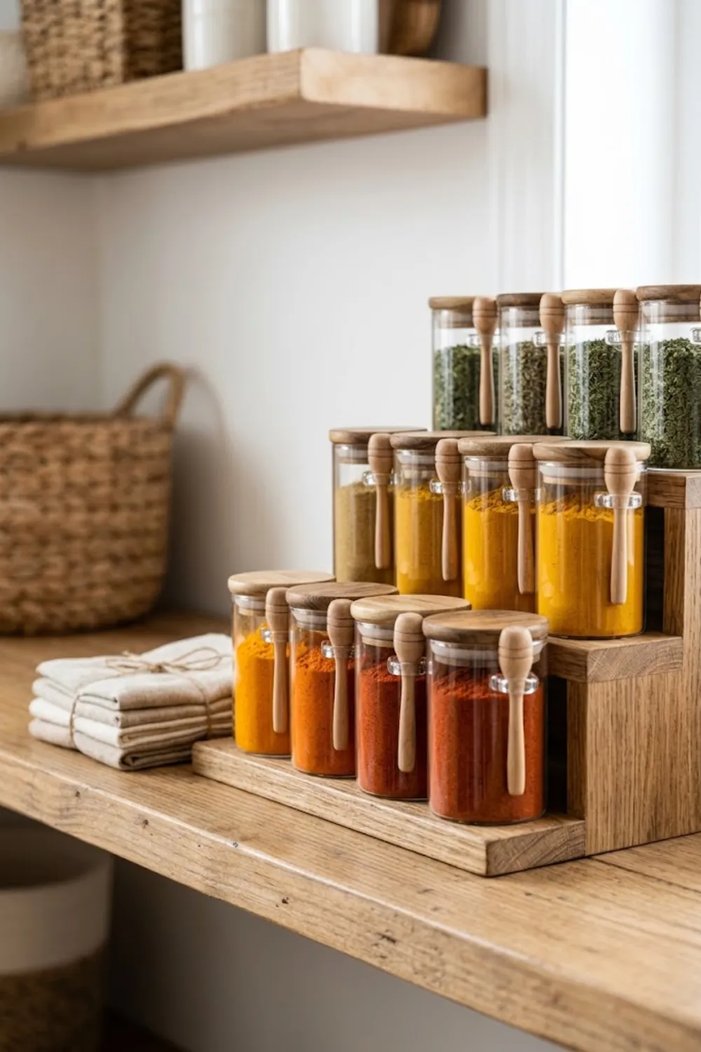 Tiered Spice Shelf
