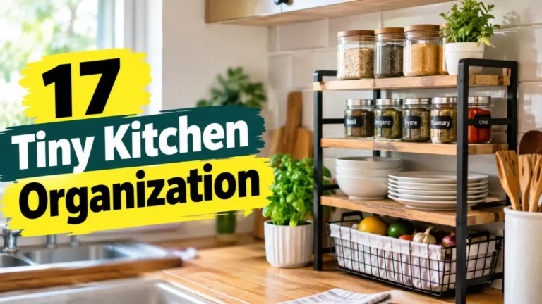 Tiny Kitchen Organization