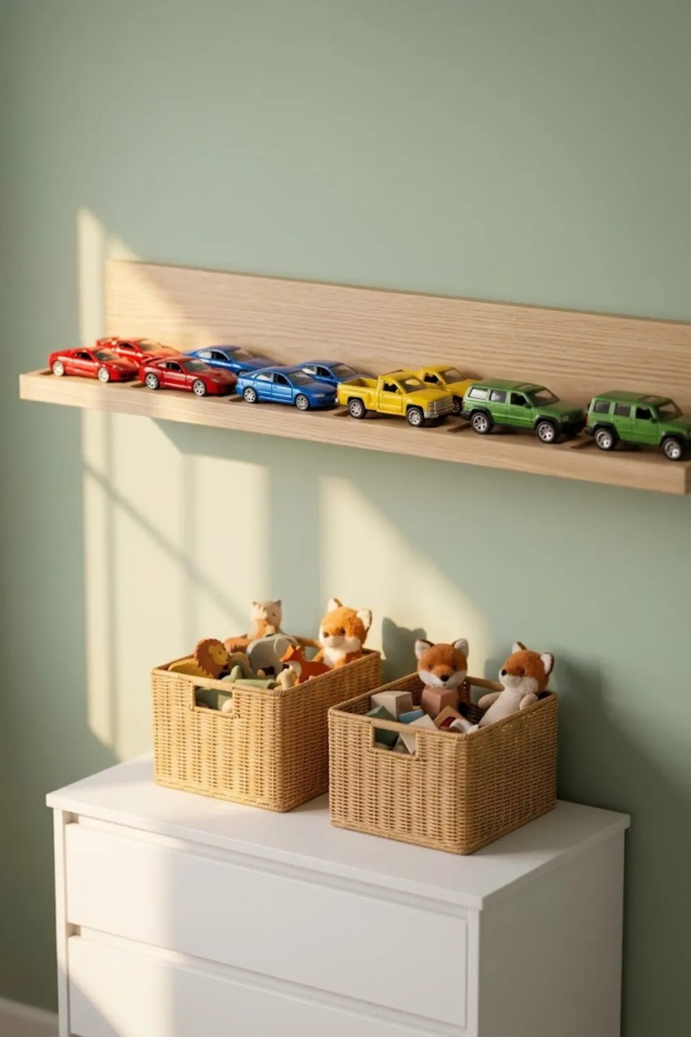 Toy Car Parking Shelf