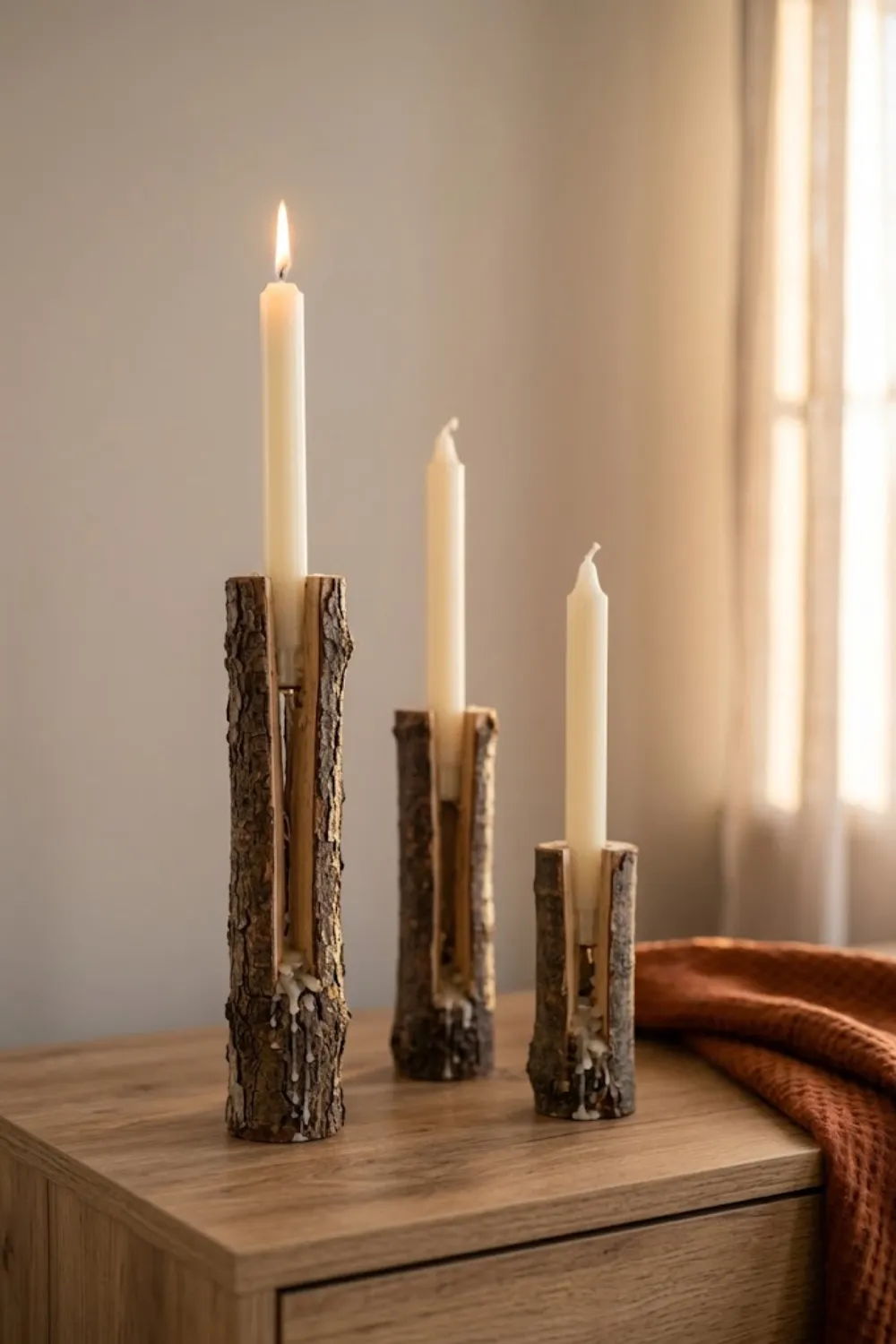 Twig Candle Holders