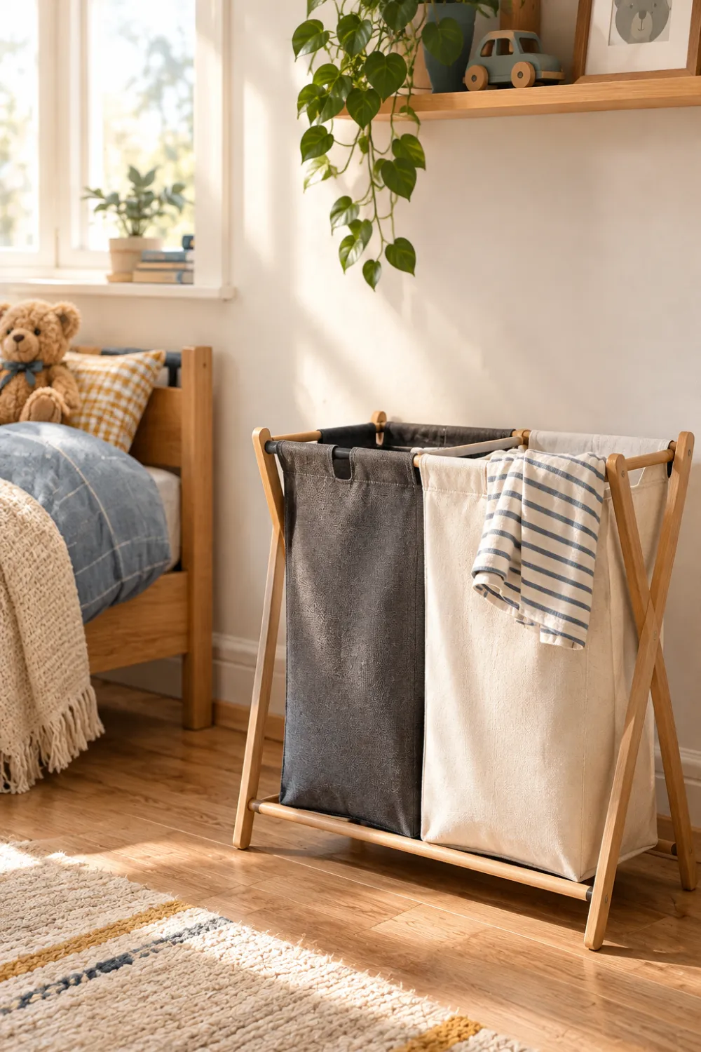 Two-Bin Hamper