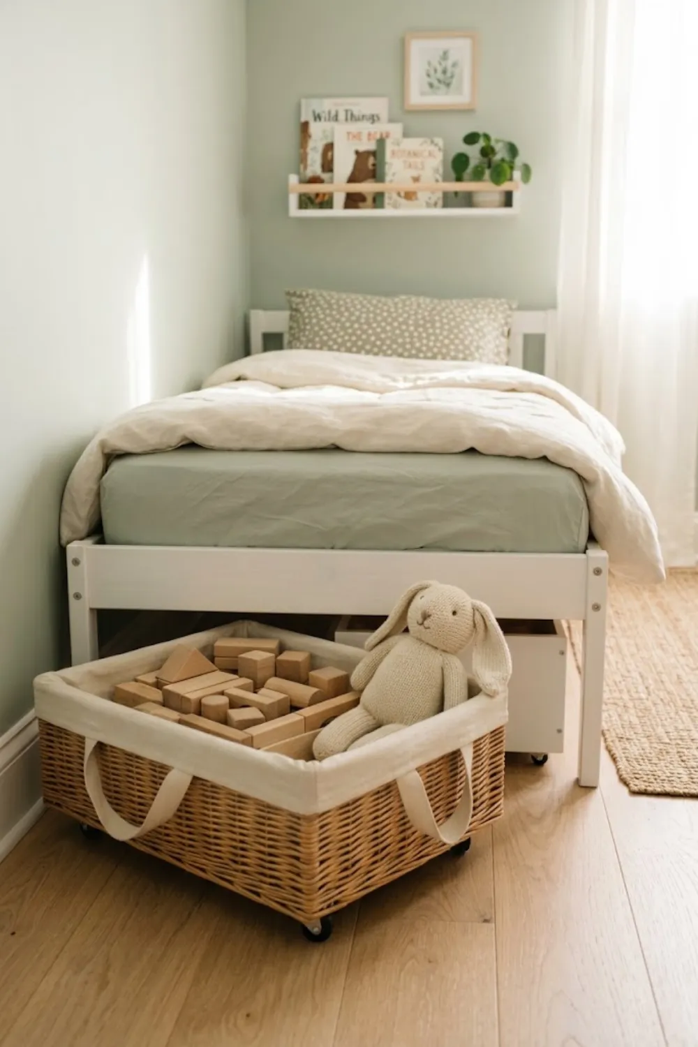 Under-Bed Rolling Bins