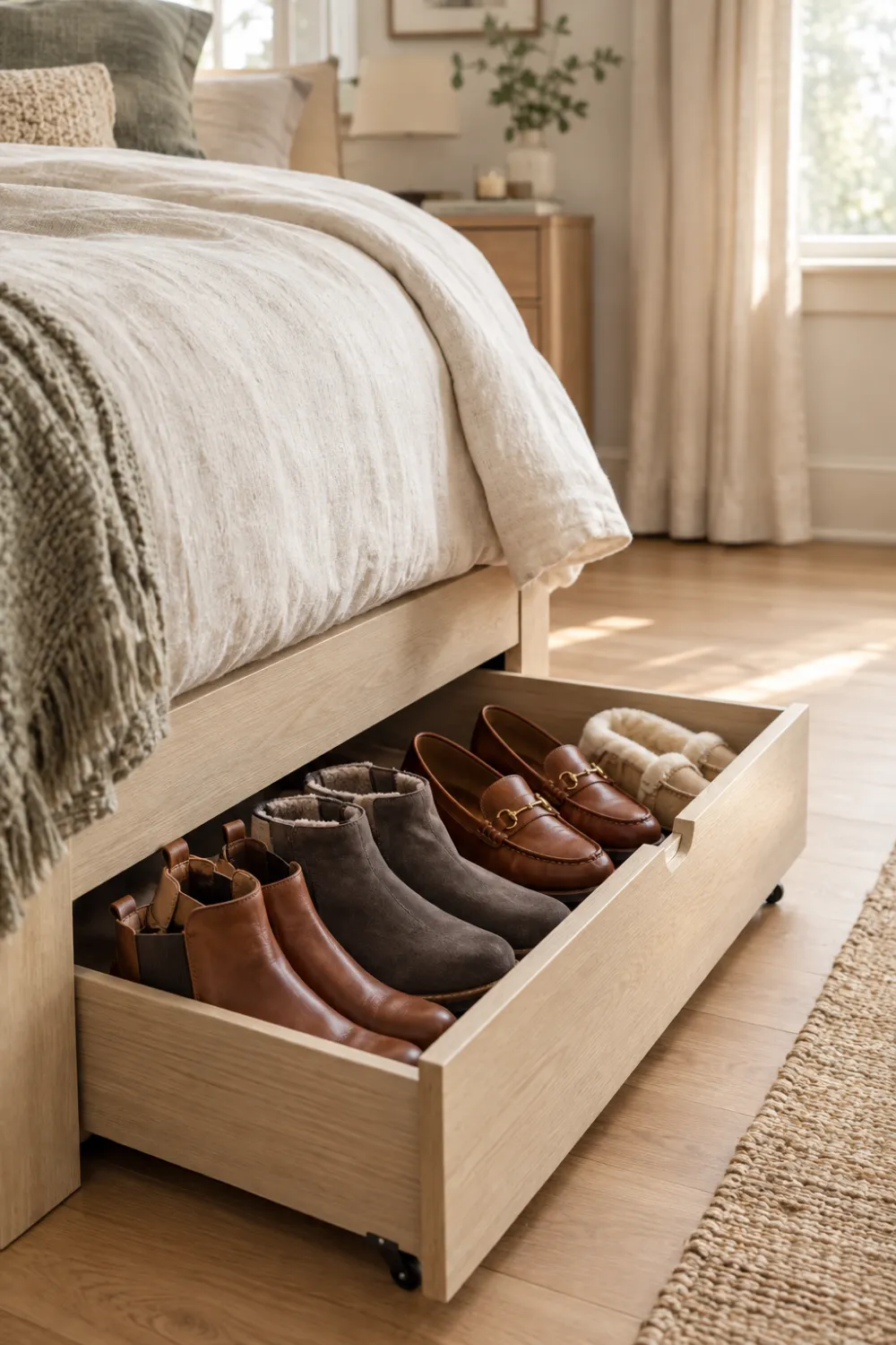 Under-Bed Shoe Drawers