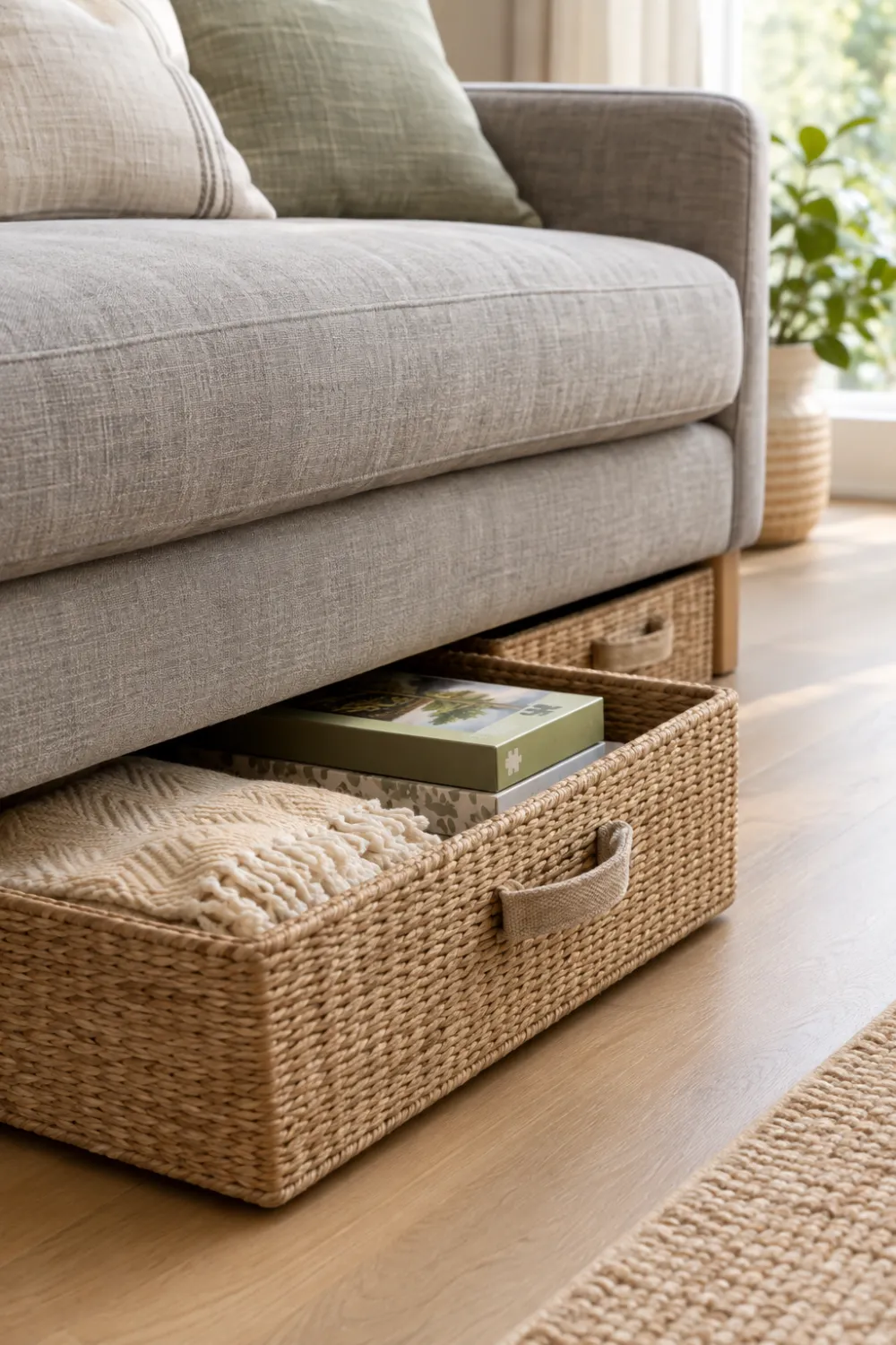Under-Sofa Bins